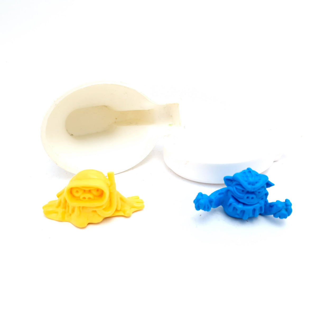 MINI BOGLINS ☆ SLIME TOILET With SPLUTTER Blue & SPLASH Yellow Mini Fi
