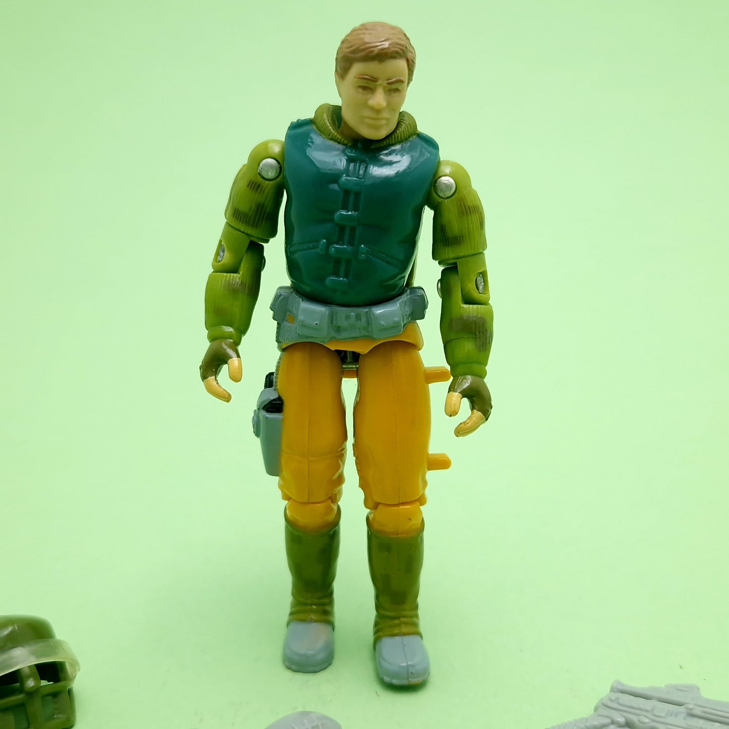GI JOE ☆ CAPTAIN GRID IRON Action Figure Complete ☆ Action Force Hasbro 1990
