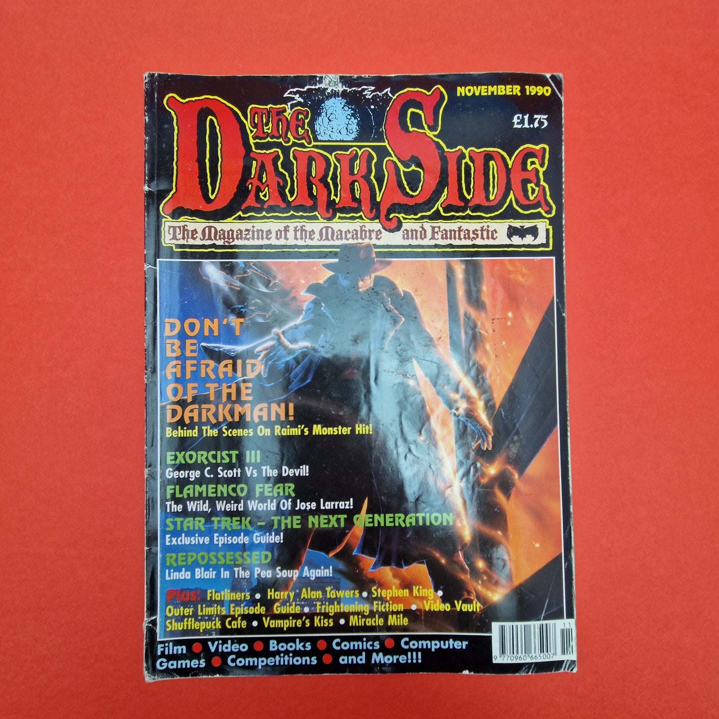 THE DARK SIDE ☆ NOVEMBER 1990 ISSUE 2 Magazine ☆ UK Vintage Horror
