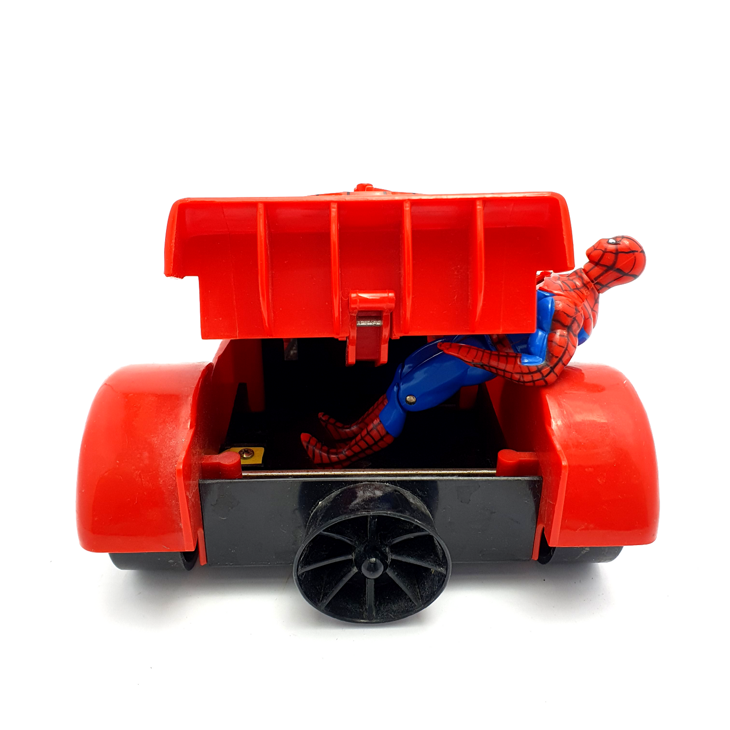 MARVEL SUPERHEROES ☆ SPIDER-MAN DRAGSTER & Figure Vehicle ☆ Marvel Toybiz 90s Original