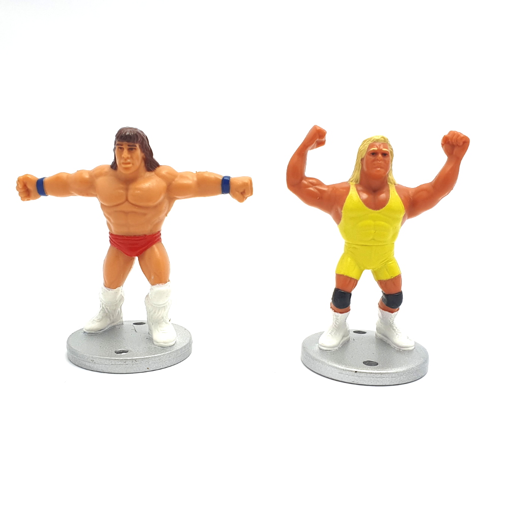 WWF HASBRO Texas Tornado Mr Perfect Mini Figures Vintage Wrestling The Toy Scavenger Ltd