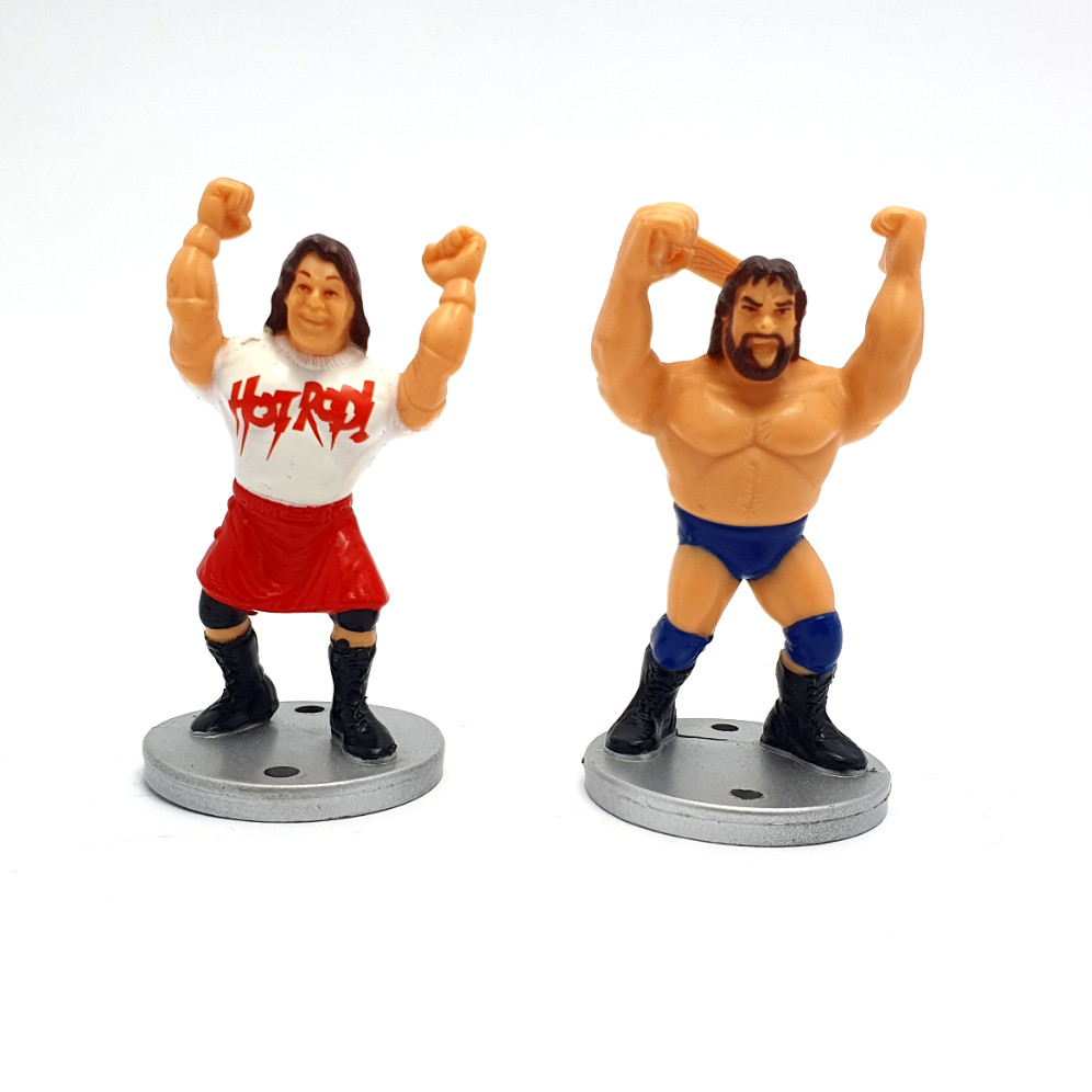 WWF HASBRO Hacksaw Jim Duggan Pipper Mini Figures Vintage