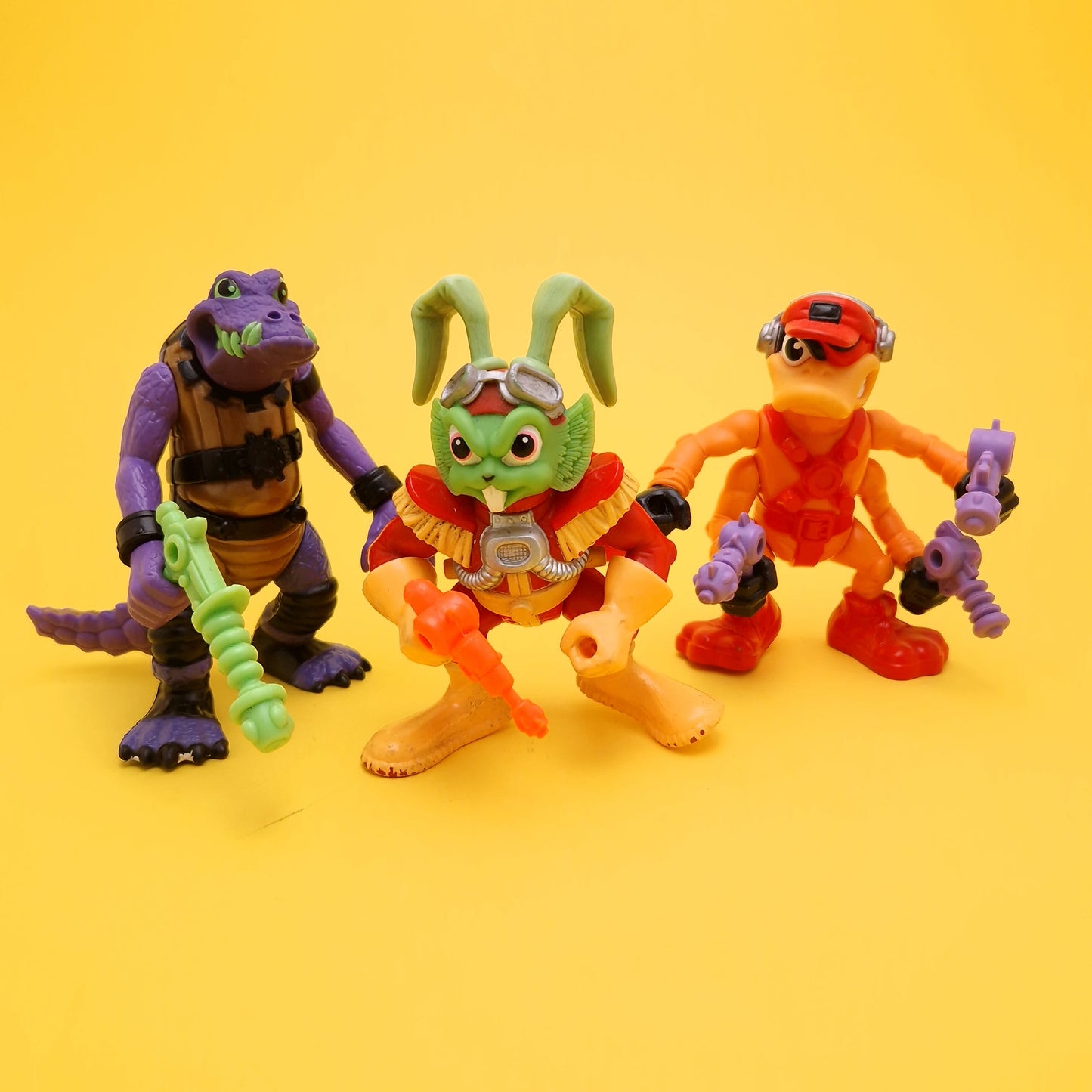 BUCKY O'HARE ☆ CAPTAIN DEAD-EYE DUCK AL NEGATOR Action Figure ☆ Loose Vintage Hasbro 90s