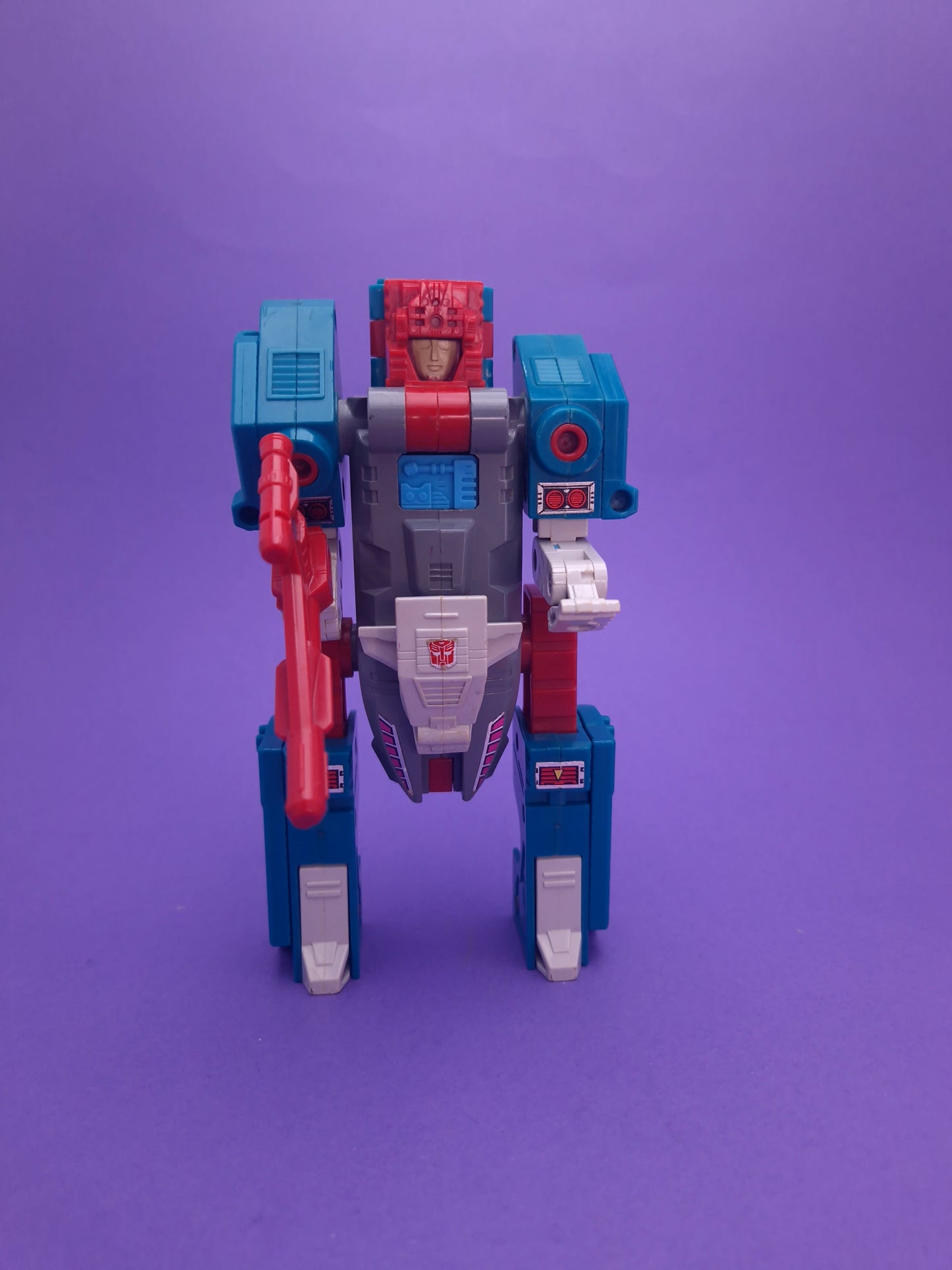 TRANSFORMERS G1 ☆ SIXCHANGER QUICK SWITCH Figure ☆ Card Robot Vintage Original 1987
