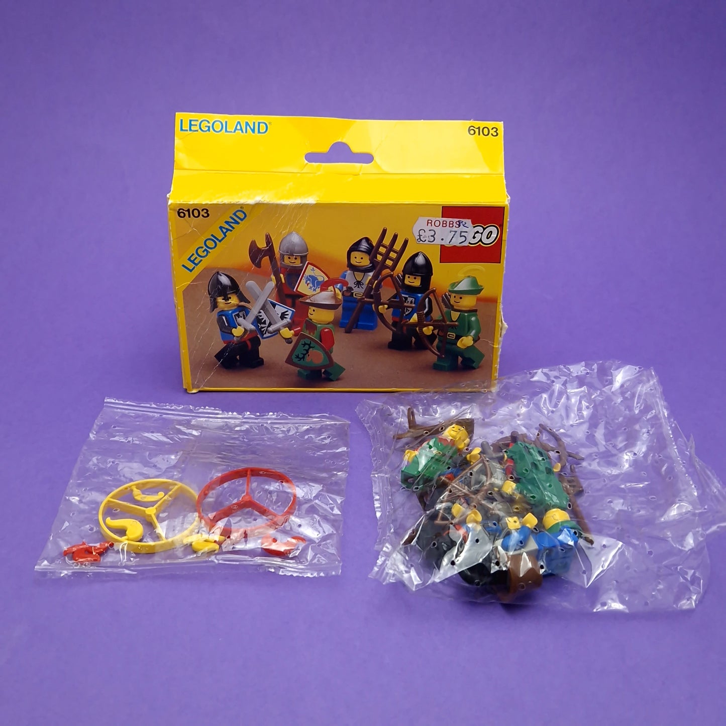 LEGO ☆ 6103 CLASSIC CASTLE KNIGHTS BOXED Mini Figure ☆ Instructions 80s