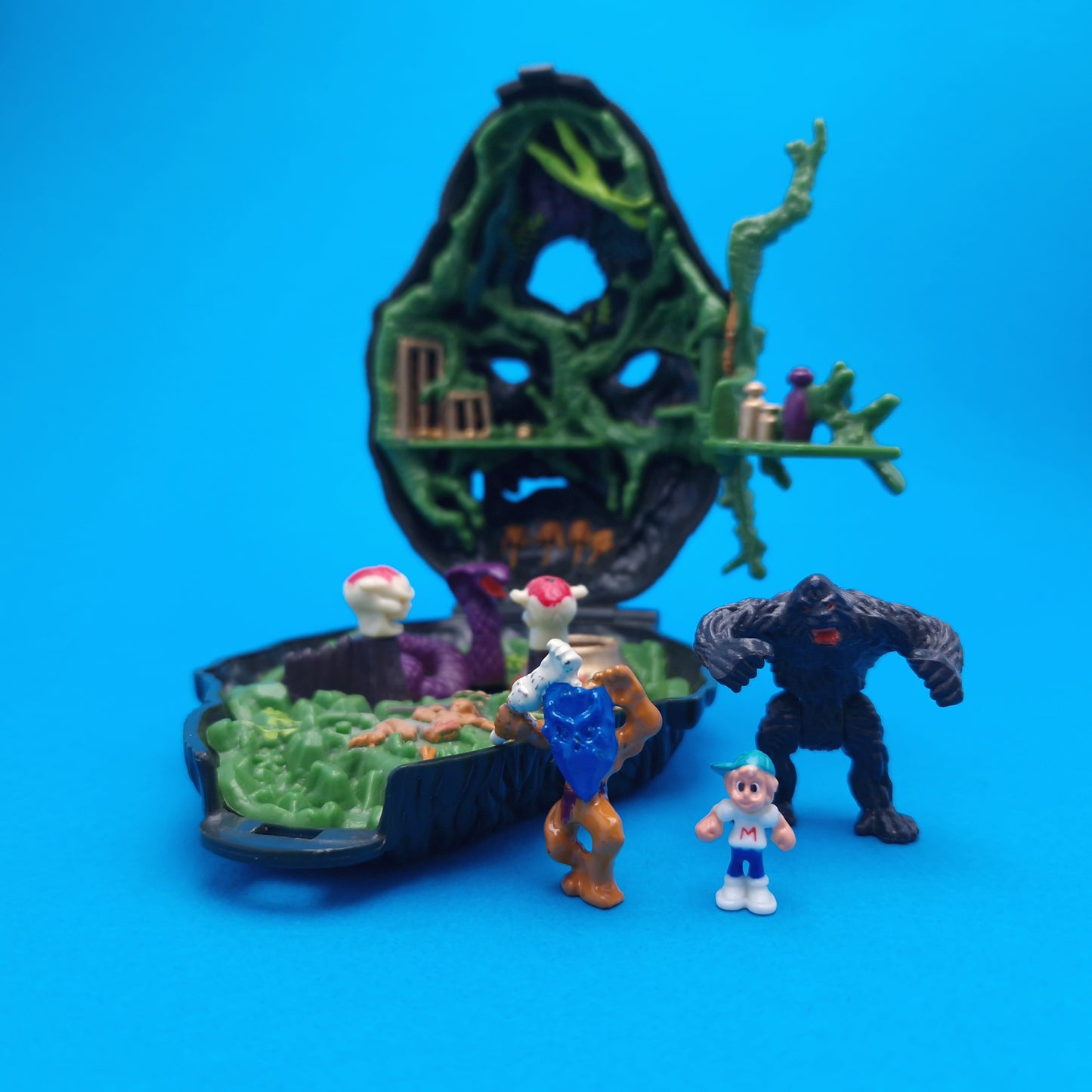 MIGHTY MAX ☆ APE KING Doom Zones Max Vintage Figure Playset ☆ Original