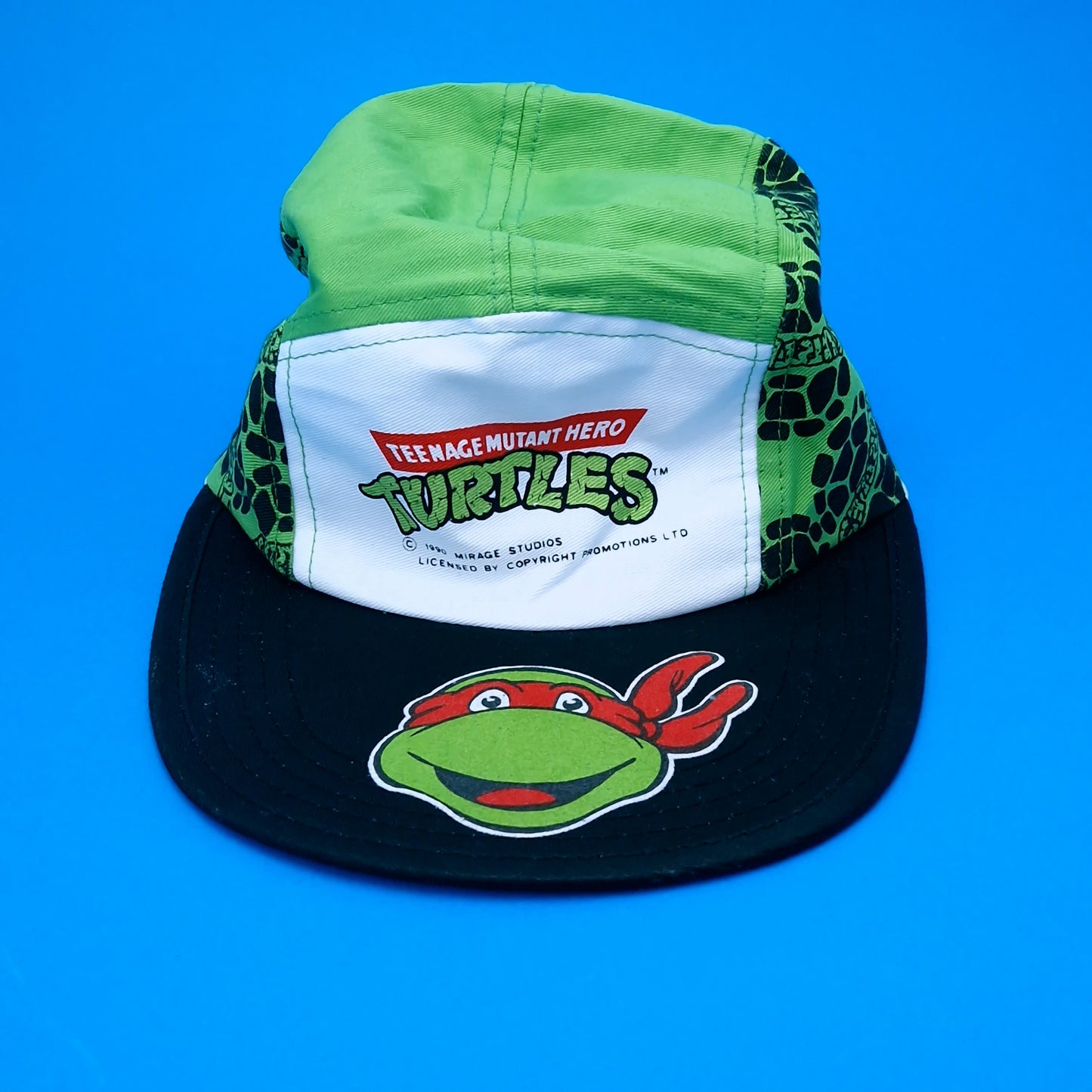 TEENAGE MUTANT HERO TURTLES ☆ HAT CAP Vintage Raphael ☆ Ninja 1990 Mirage Ninja