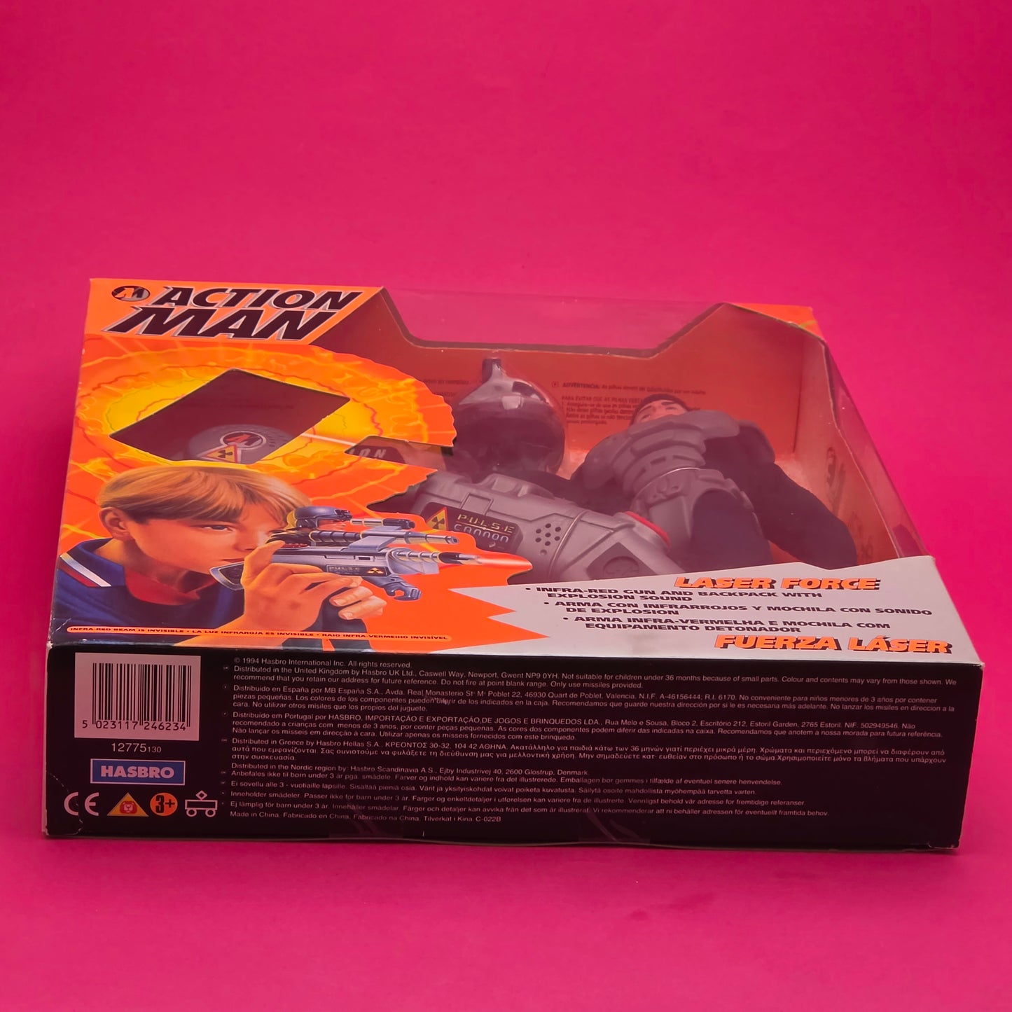 ACTION MAN ☆ LASER FORCE Figure Doll ☆ Vintage HASBRO SEALED BOXED 90's