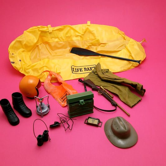 ACTION MAN ☆ ROYAL MARINES EXPLORATION TEAM Items Accessories 70's ☆ Vintage PALITOY Loose