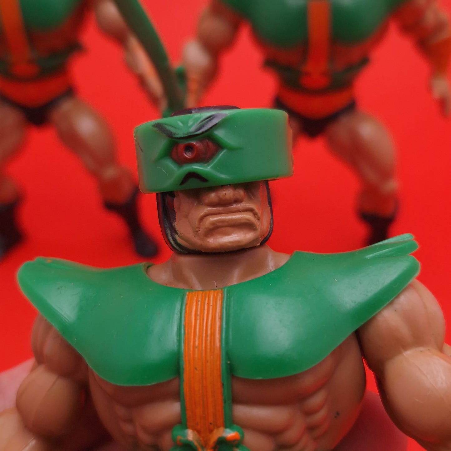 MASTERS OF THE UNIVERSE ☆ TRI KLOPS x3 Face variants Vintage Figure ☆ MOTU 80s Mattel