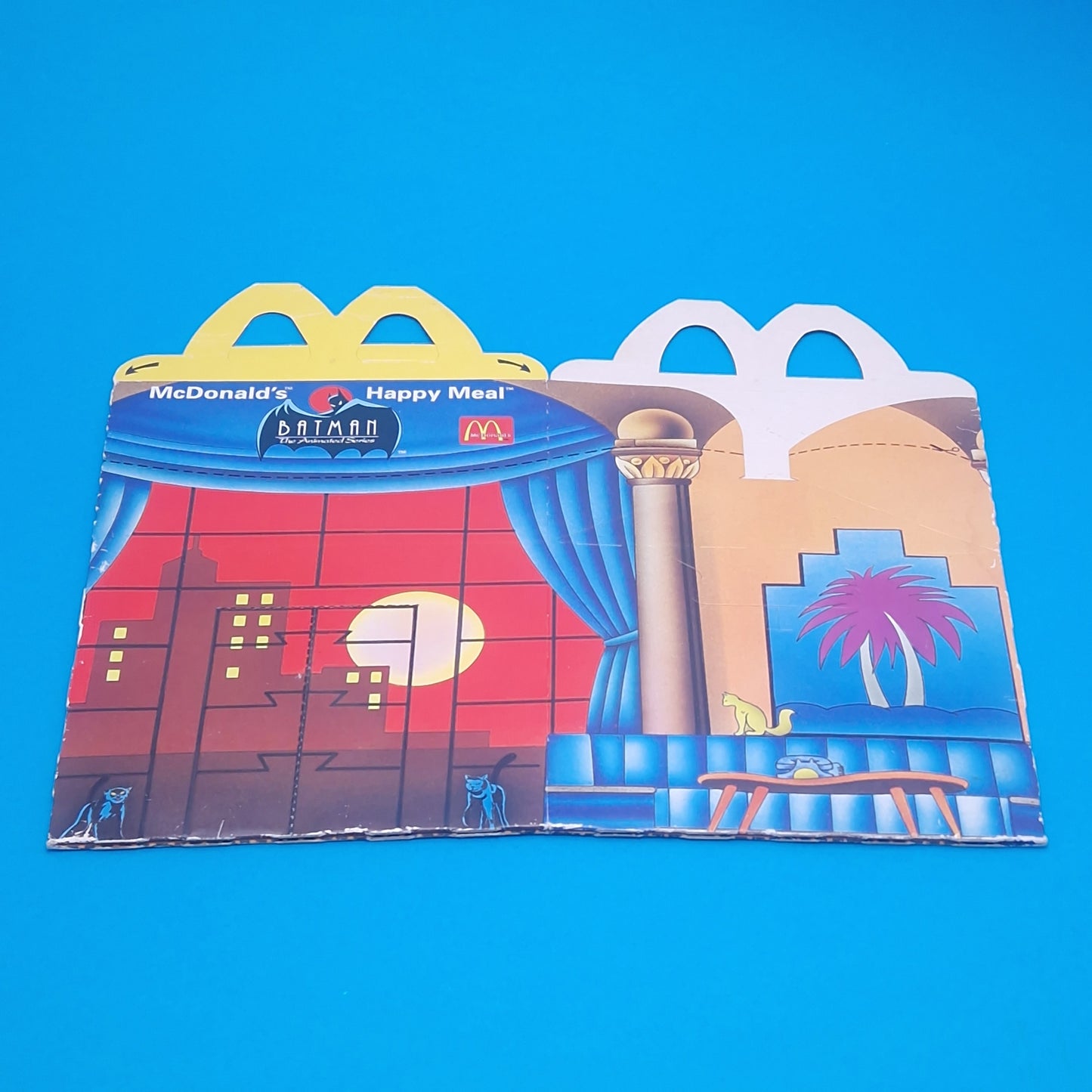 MCDONALDS ☆ BATMAN THE ANIMATED SERIES Figures & Boxes ☆ 90s Happy Meal