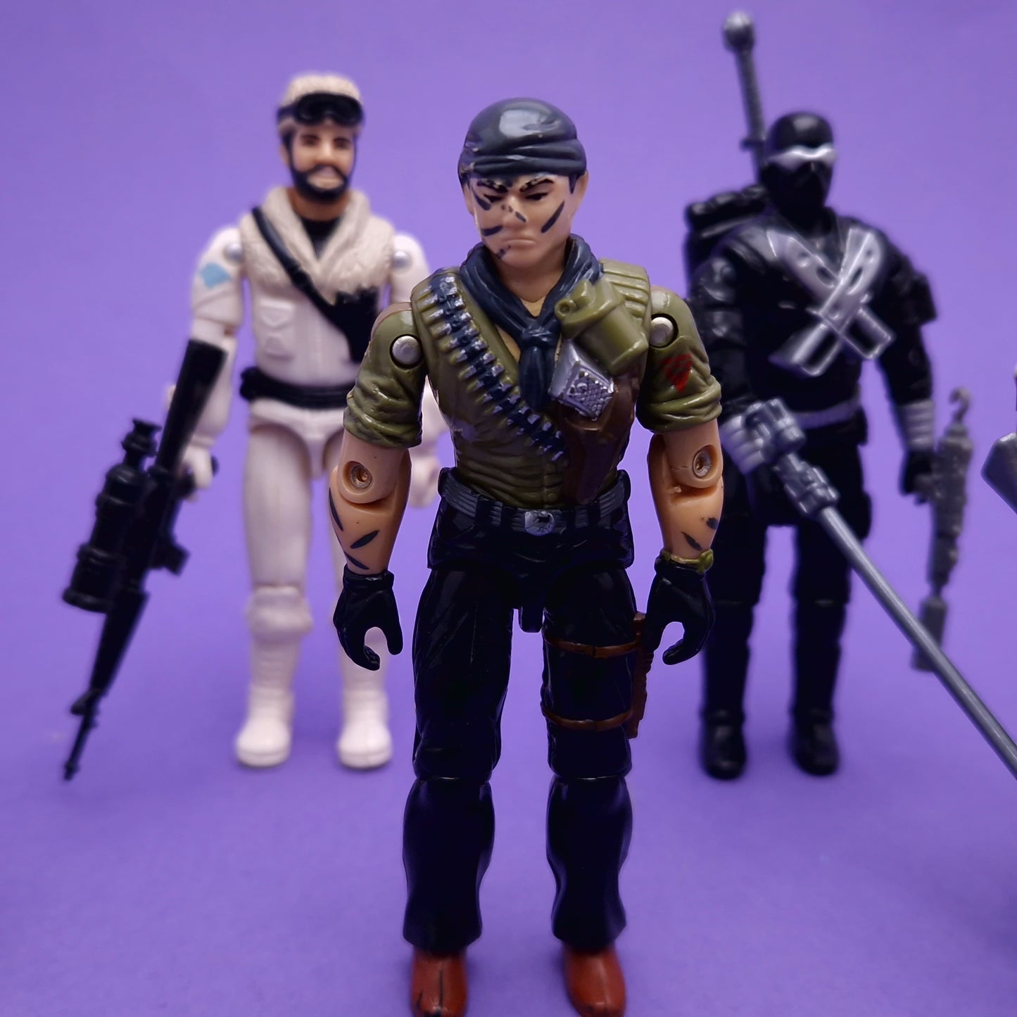 GI JOE ☆ JOBLOT Bundle STORM SHADOW SNAKE EYES FROSTBITE Figures x11 ☆ Action Force Hasbro
