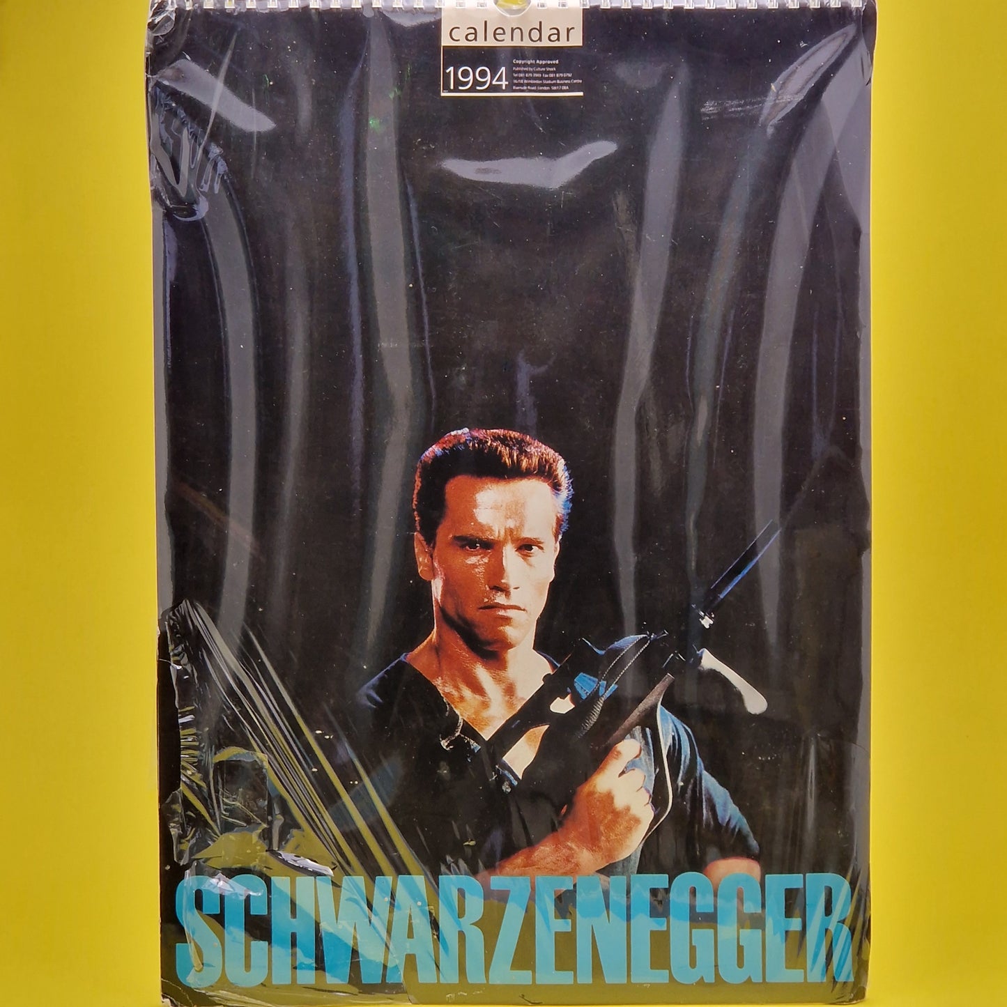 ARNOLD SCHWARZENEGGER ☆ CALENDAR 1994 Spiral Binding 30 x 42 cm 12 images ☆ Vintage Original 90s