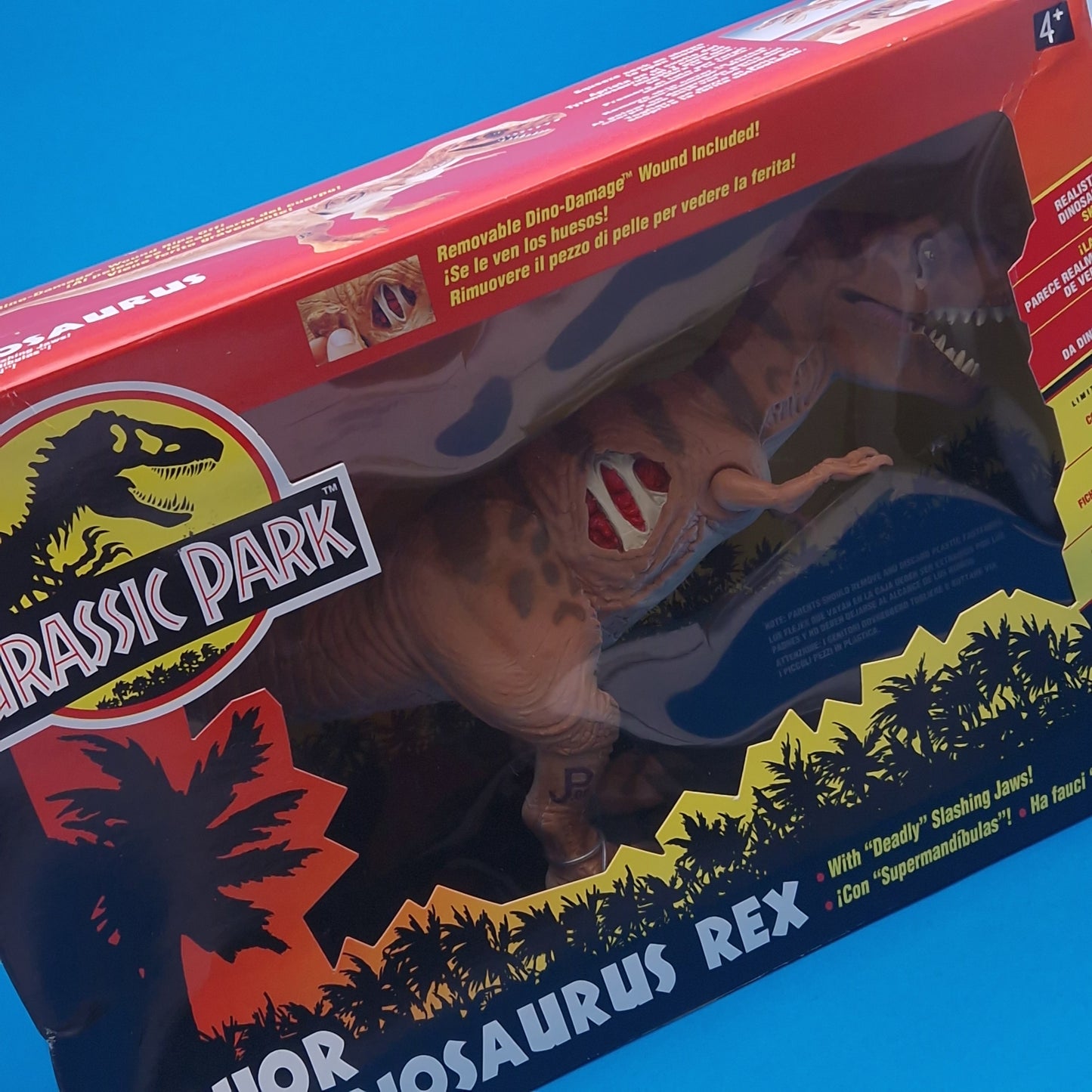 JURASSIC PARK ☆ JUNIOR (YOUNG) TYRANNOSAURUS REX Figure ☆ Sealed MISB World T-REX