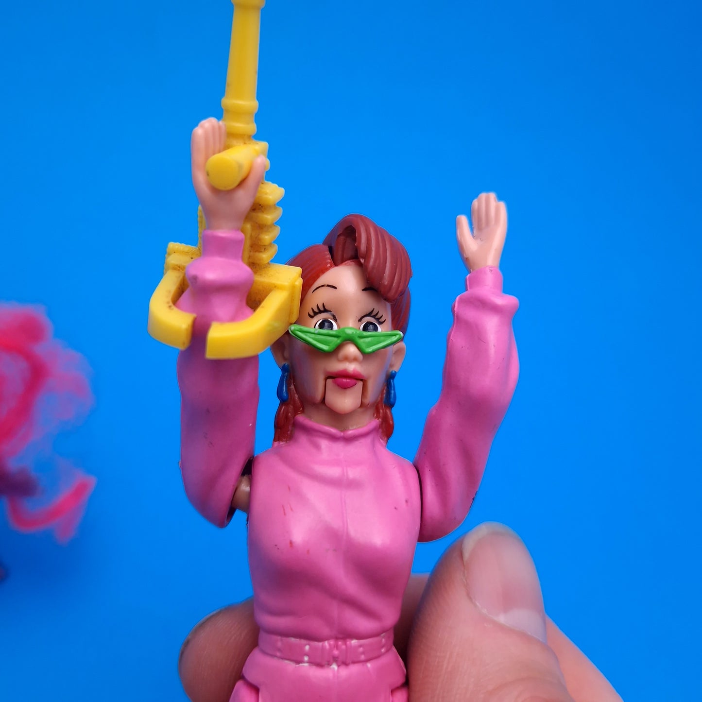 GHOSTBUSTERS ☆ JANINE MELNITZ FRIGHT FEATURES Vintage Figure ☆ Loose 80s Kenner