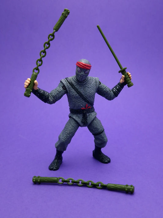 TEENAGE MUTANT NINJA TURTLES ☆ MOVIE FOOT SOLDIER Vintage Action Figure ☆ 90s Loose