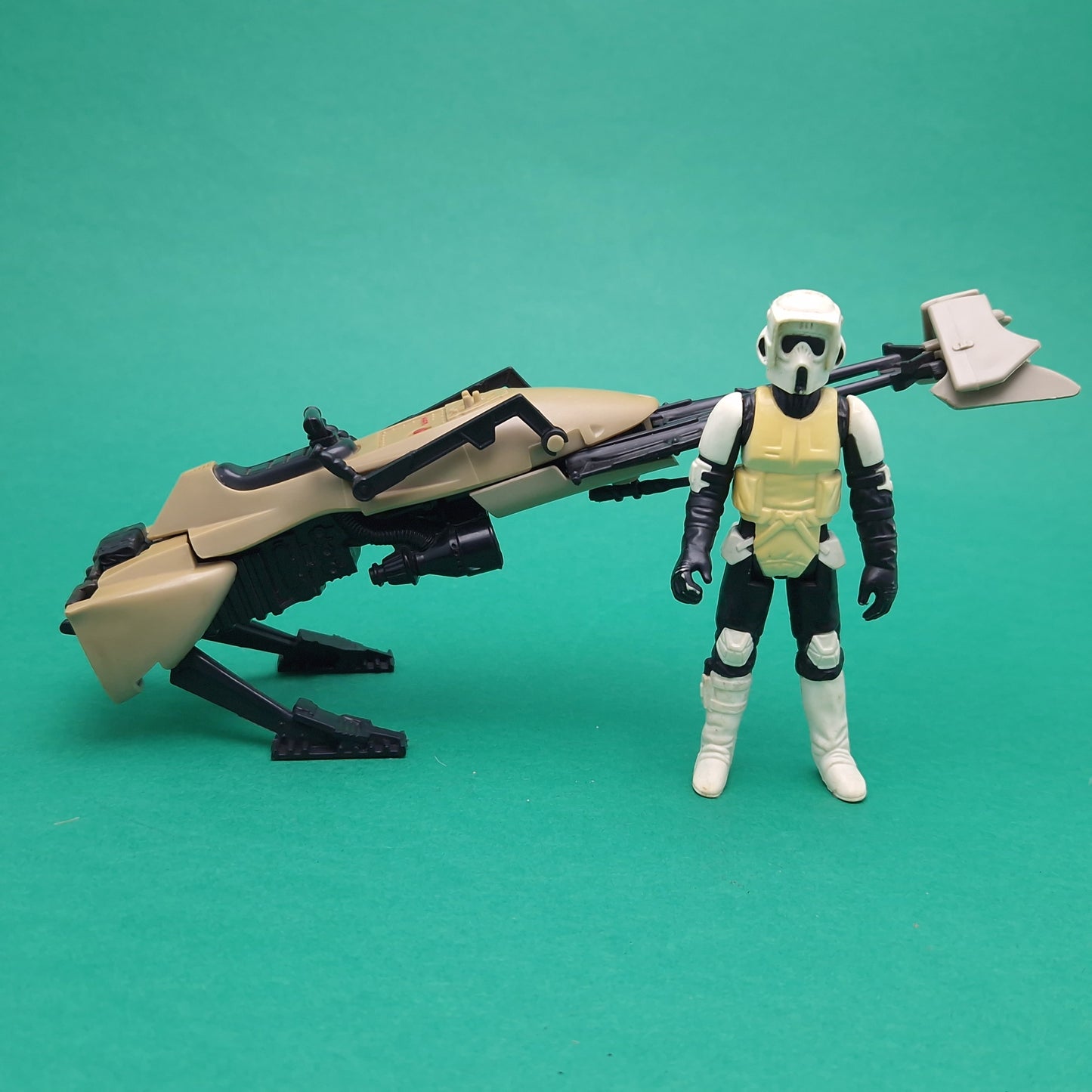 STAR WARS ☆ SPEEDER BIKE BIKER SCOUT Vintage FIGURE ☆ Original Kenner 80s