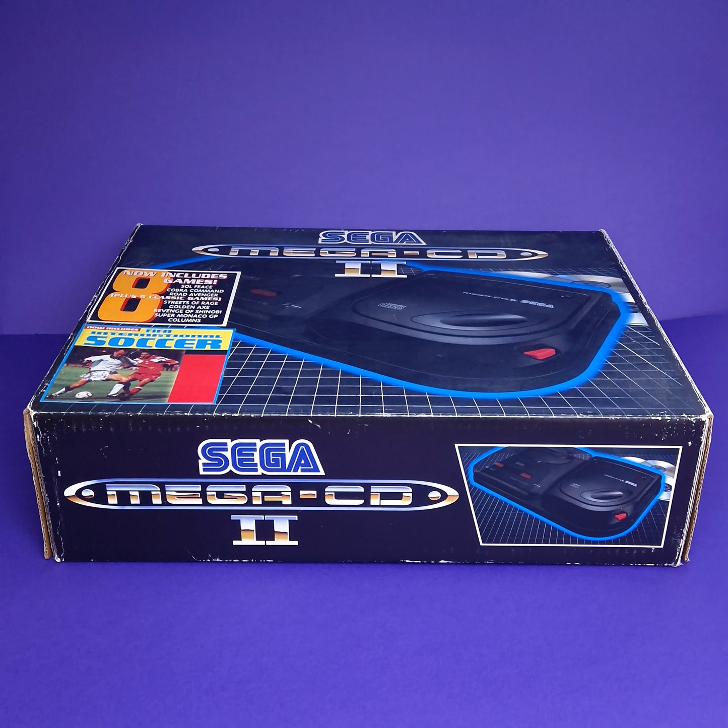 SEGA ☆ MEGA CD 2 BOXED CONSOLE ☆ 8 Classic Games & FIFA Vintage Retro Inserts