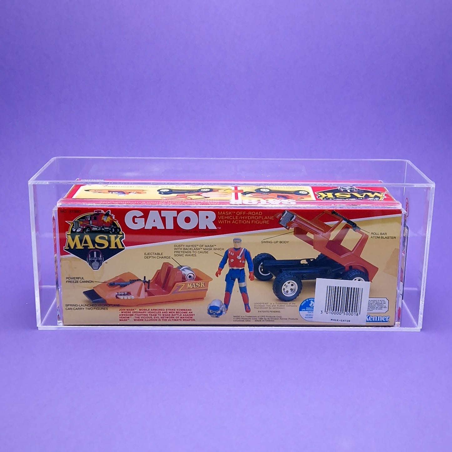 M.A.S.K ☆ GATOR DUSTY HAYES Figure Vehicle ☆ GRADED UKG BOXED Vintage Kenner 80s