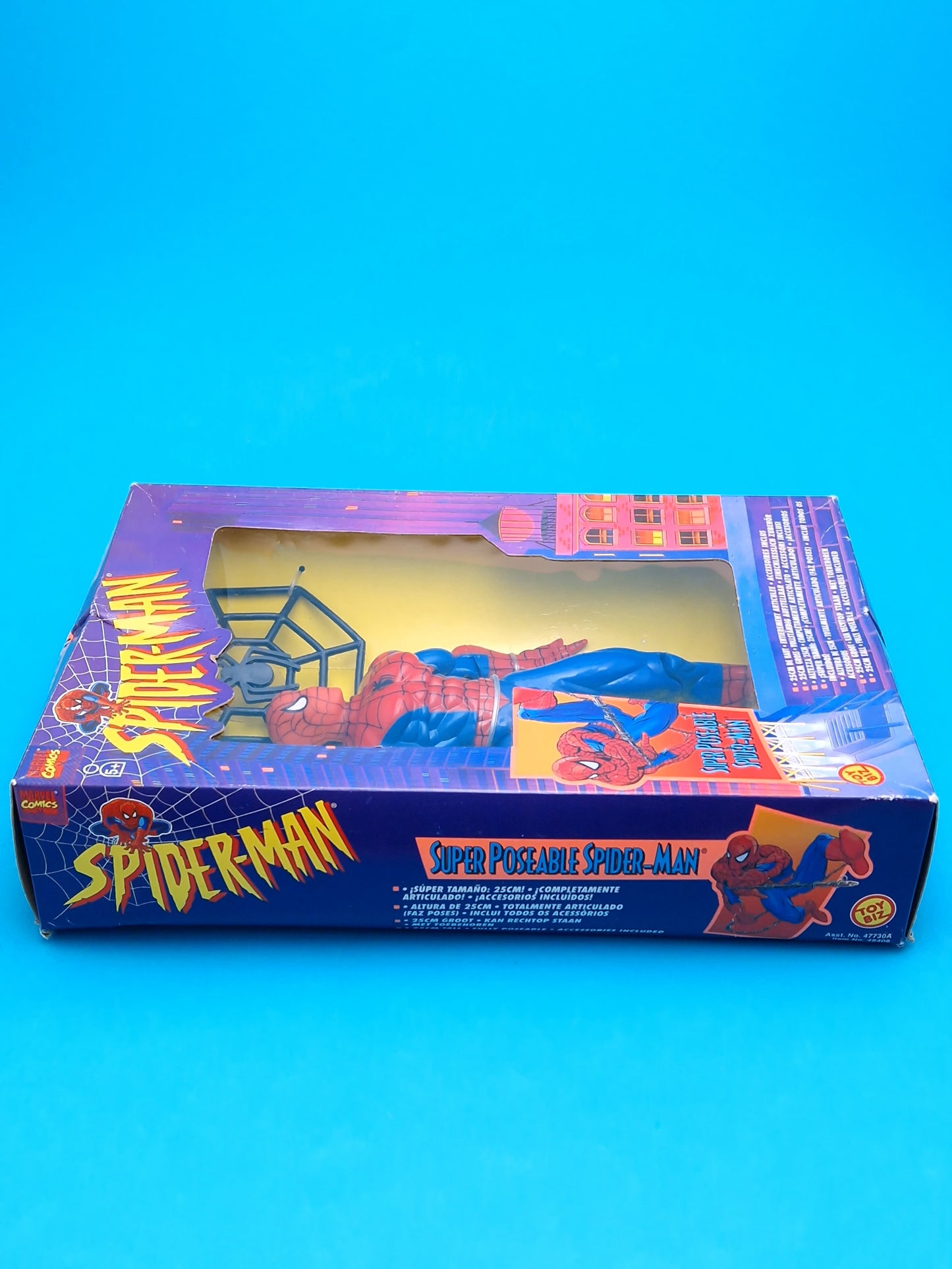 SPIDER-MAN ☆ 10" MARVEL Animated Series DELUXE Figure Doll ☆ Original Boxed Toybiz 90s
