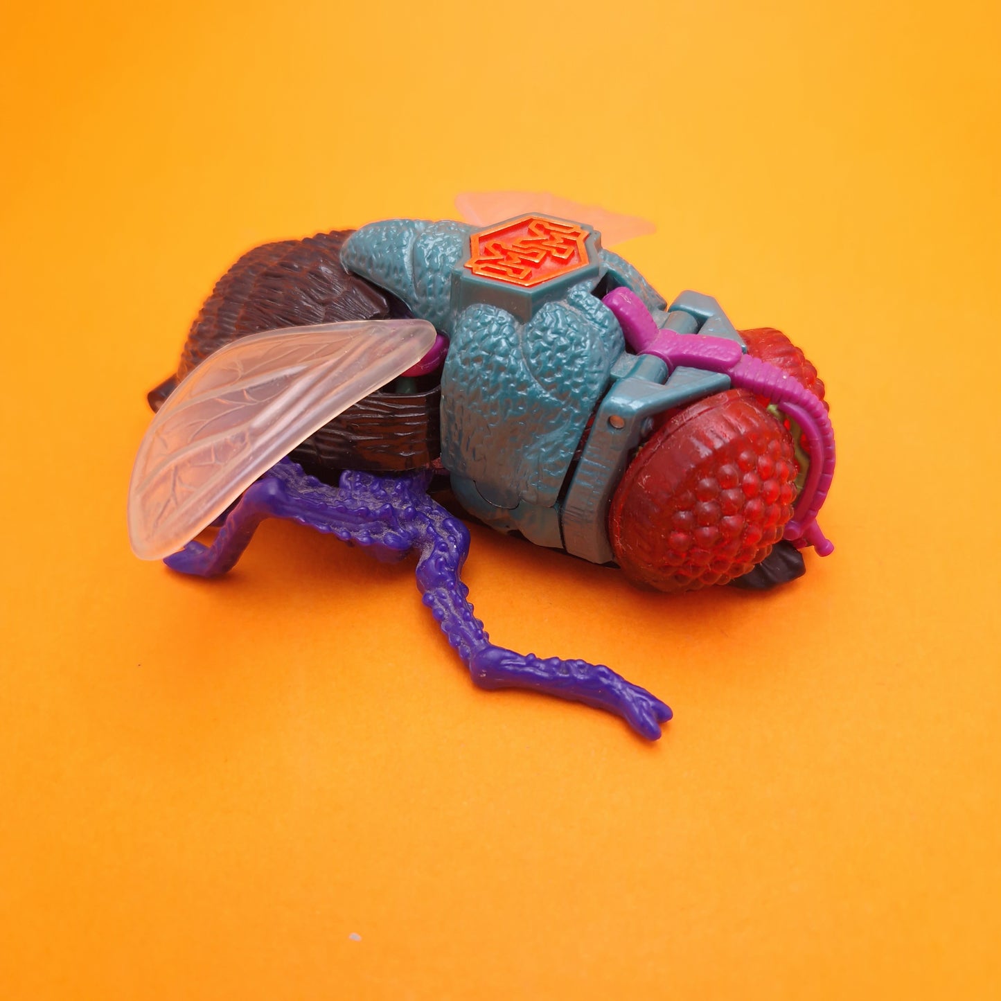 MIGHTY MAX ☆ SQUISHES THE FLY Doom Zones Vintage Figure Playset ☆ Complete