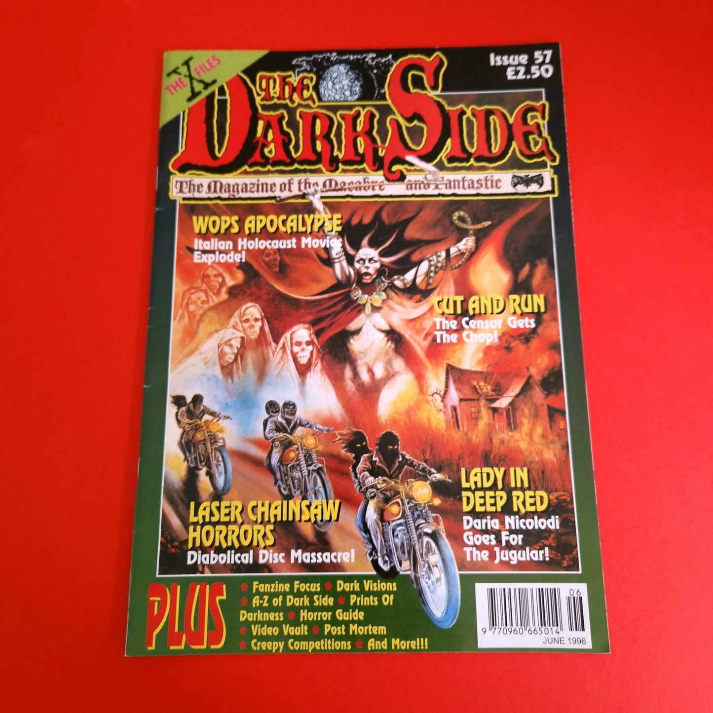 THE DARK SIDE ☆ ISSUE 1996 x4 Magazine ☆ UK Vintage Horror 53 54 55 57