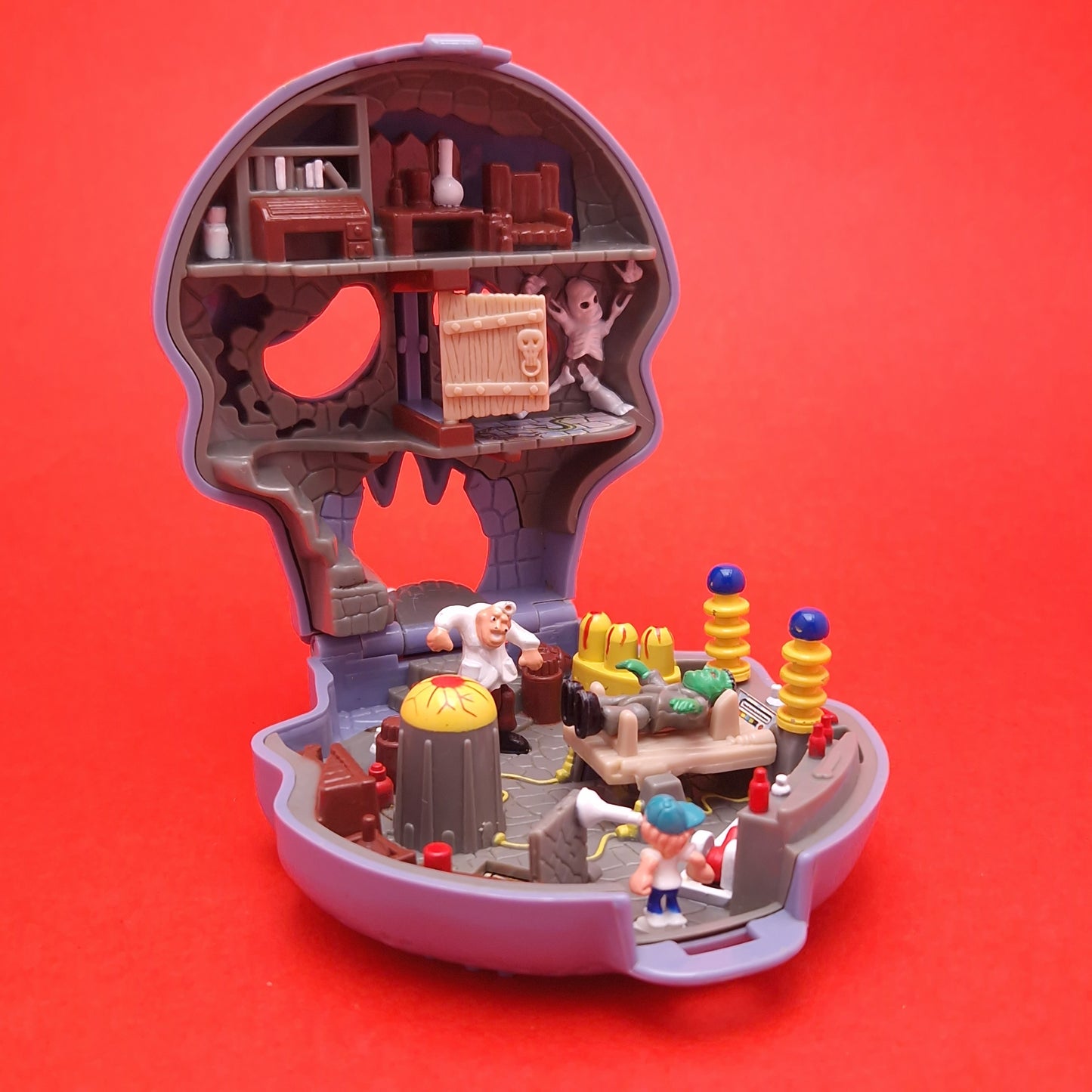 MIGHTY MAX ☆ SKULL DUNGEON Doom Zones Max Vintage Figure Playset ☆ Original