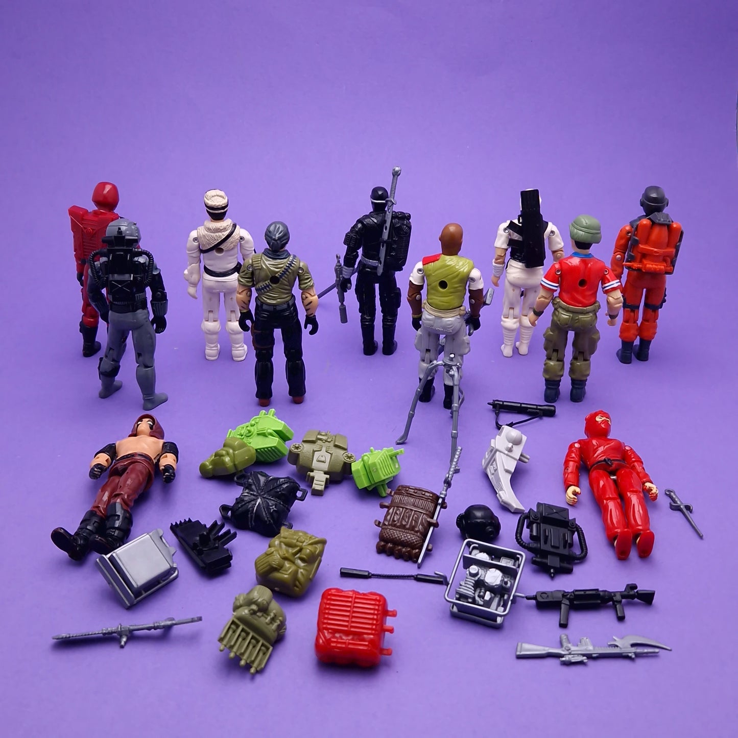 GI JOE ☆ JOBLOT Bundle STORM SHADOW SNAKE EYES FROSTBITE Figures x11 ☆ Action Force Hasbro