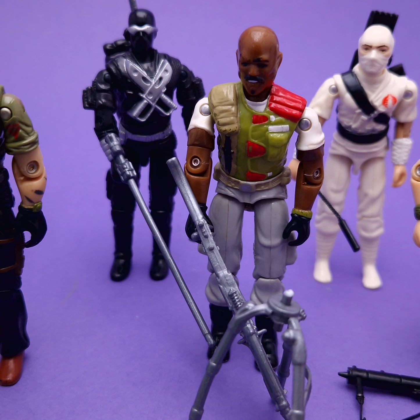 GI JOE ☆ JOBLOT Bundle STORM SHADOW SNAKE EYES FROSTBITE Figures x11 ☆ Action Force Hasbro