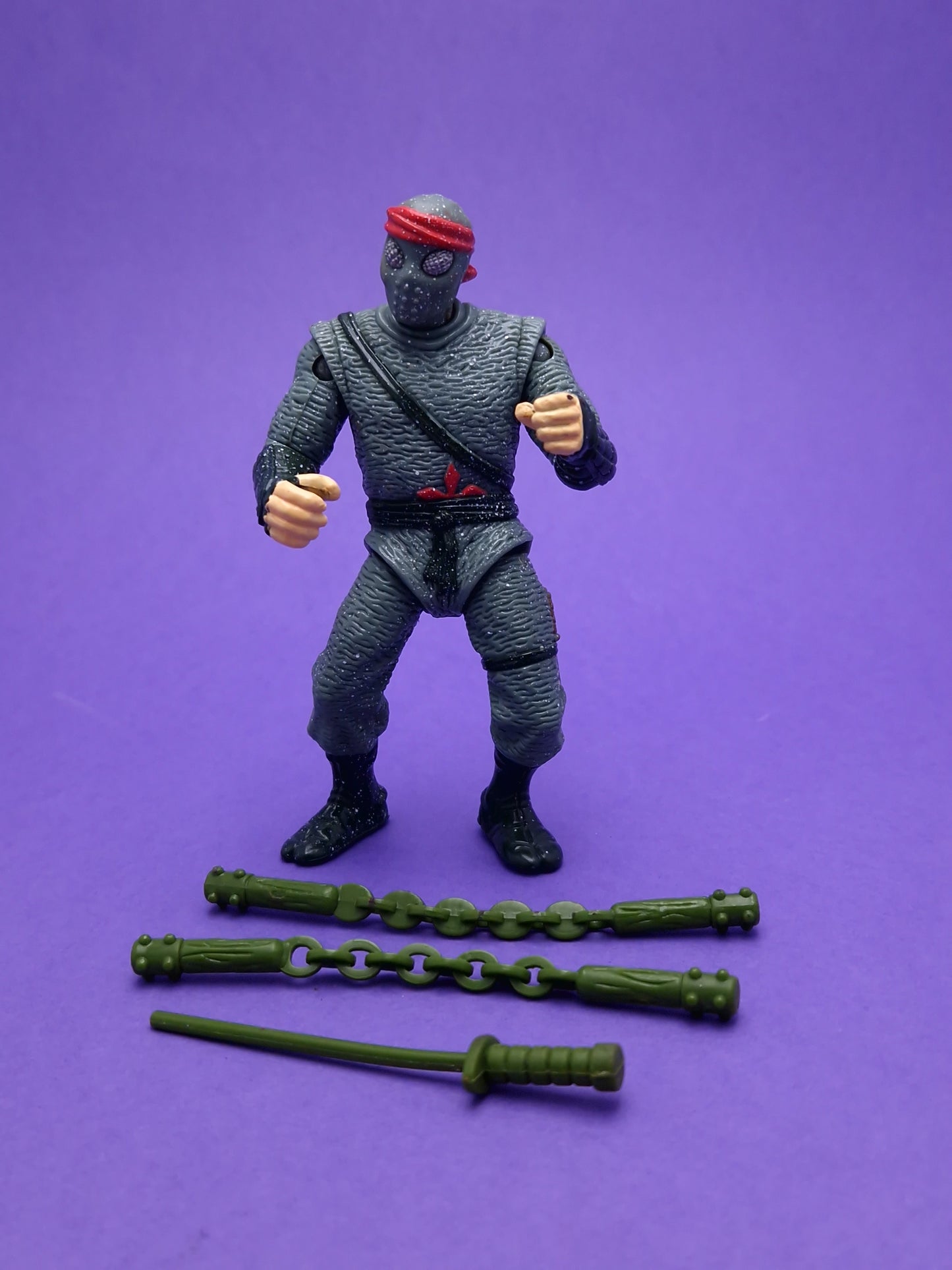 TEENAGE MUTANT NINJA TURTLES ☆ MOVIE FOOT SOLDIER Vintage Action Figure ☆ 90s Loose