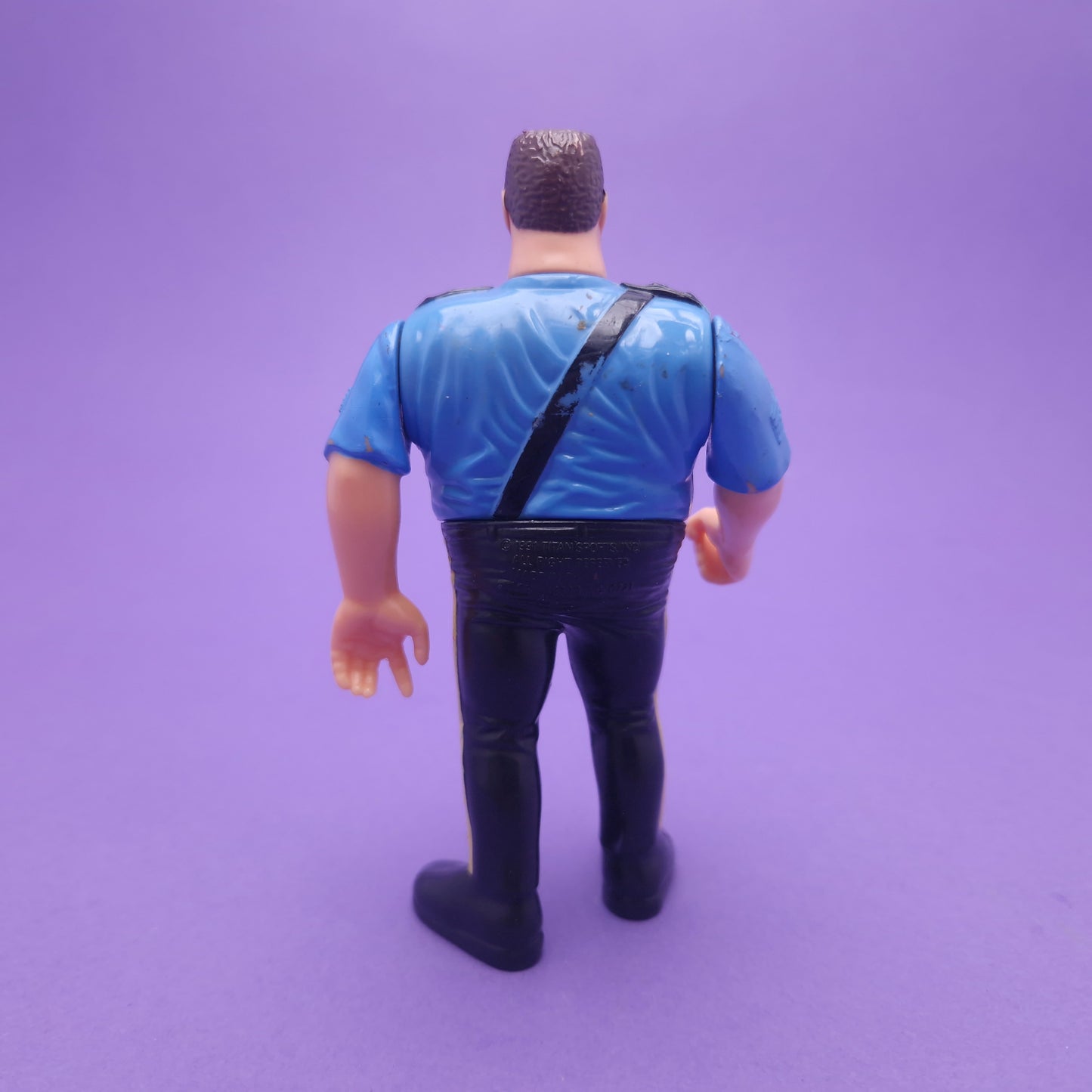 WWF HASBRO THE BIG BOSS MAN Vintage Wrestling Figure ☆ Original 90s Series 1