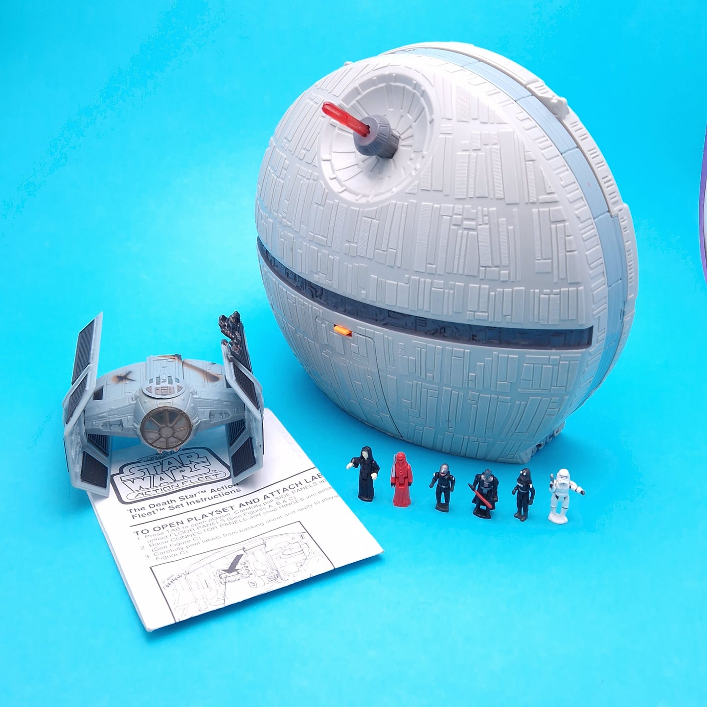 MICRO MACHINES ☆ STAR WARS ACTION FLEET DEATH STAR PLAYSET Vintage ☆ Loose