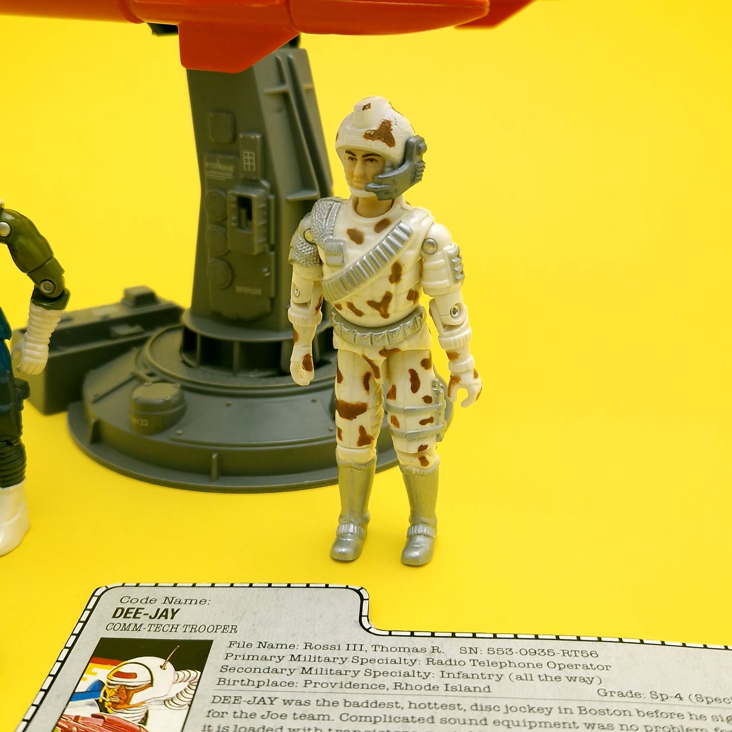 ACTION FORCE ☆ Air Defense & DEEJAY Avalanche Action Figures Accessories Bundle ☆ G.I.JOE Hasbro