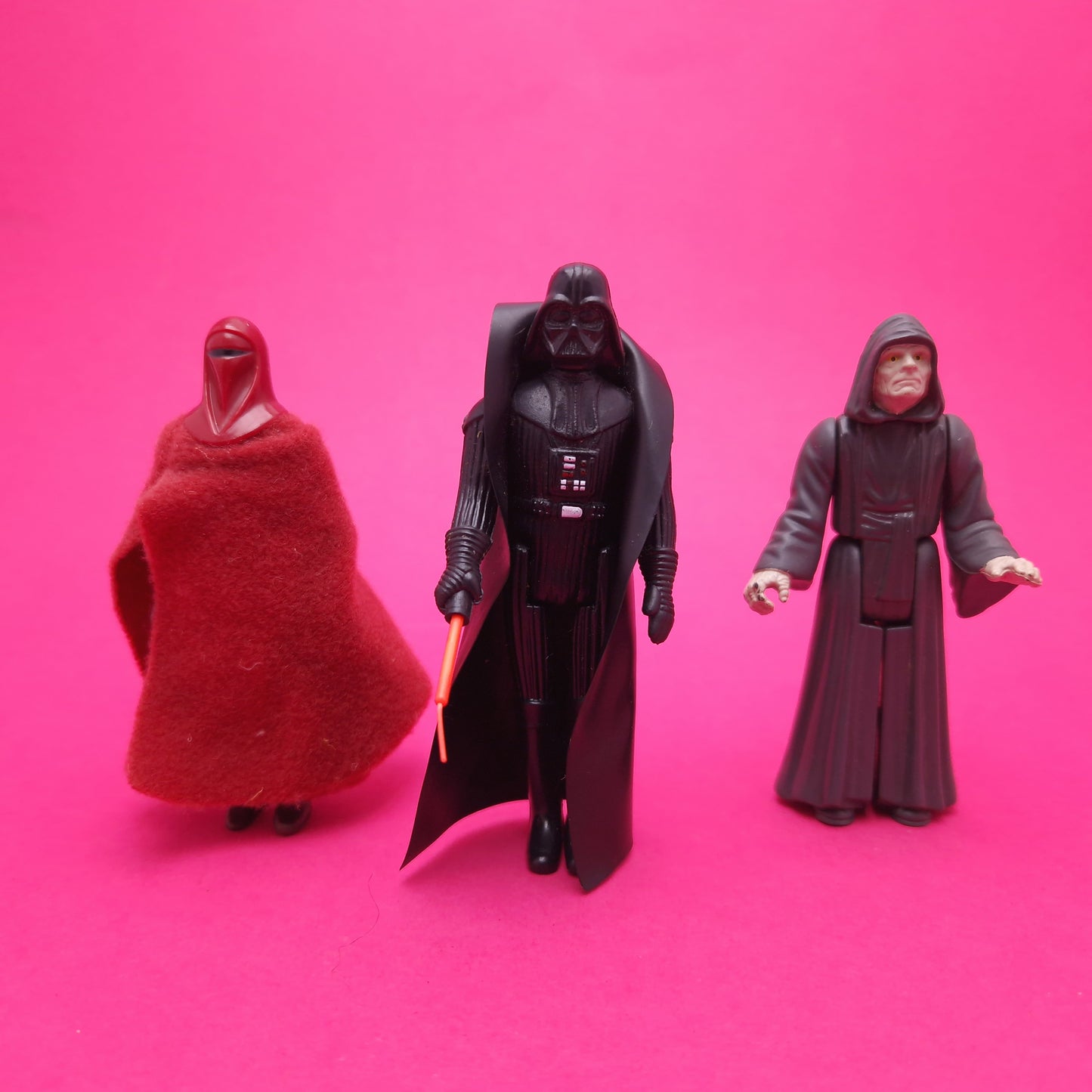 STAR WARS ☆ DARTH VADER EMPEROR ROYAL GUARD Vintage Figure ☆ Original ROT Kenner 80s