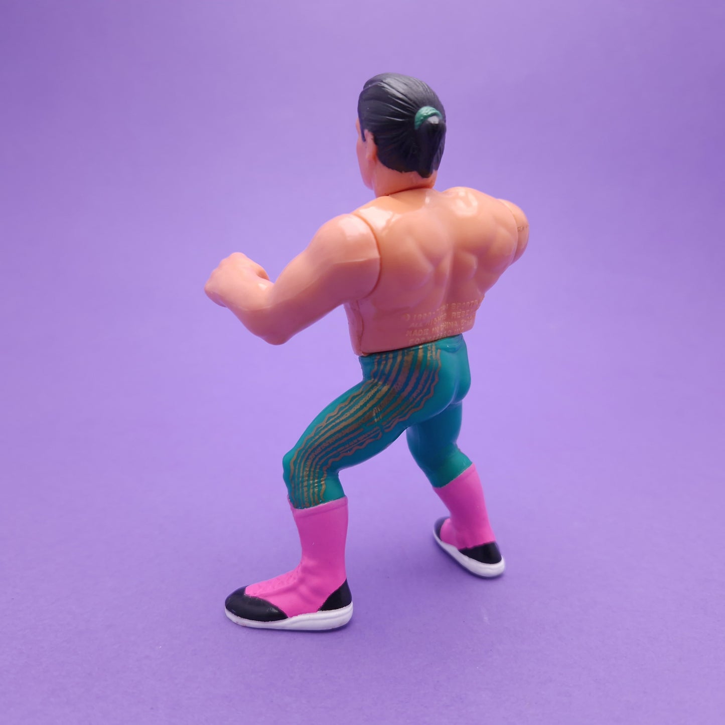 WWF HASBRO ☆ EL MATADOR TITO SANTANA Vintage Wrestling Figure ☆ Original 90s Series 6