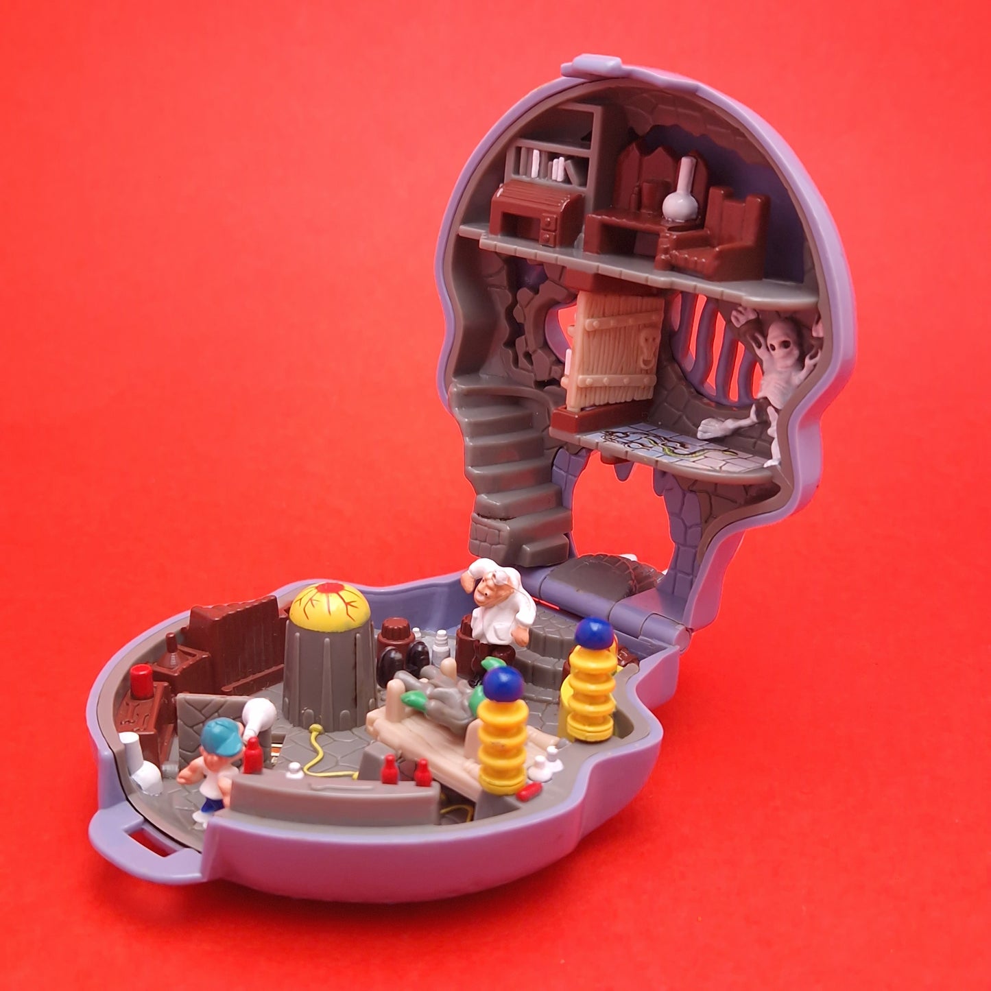 MIGHTY MAX ☆ SKULL DUNGEON Doom Zones Max Vintage Figure Playset ☆ Original
