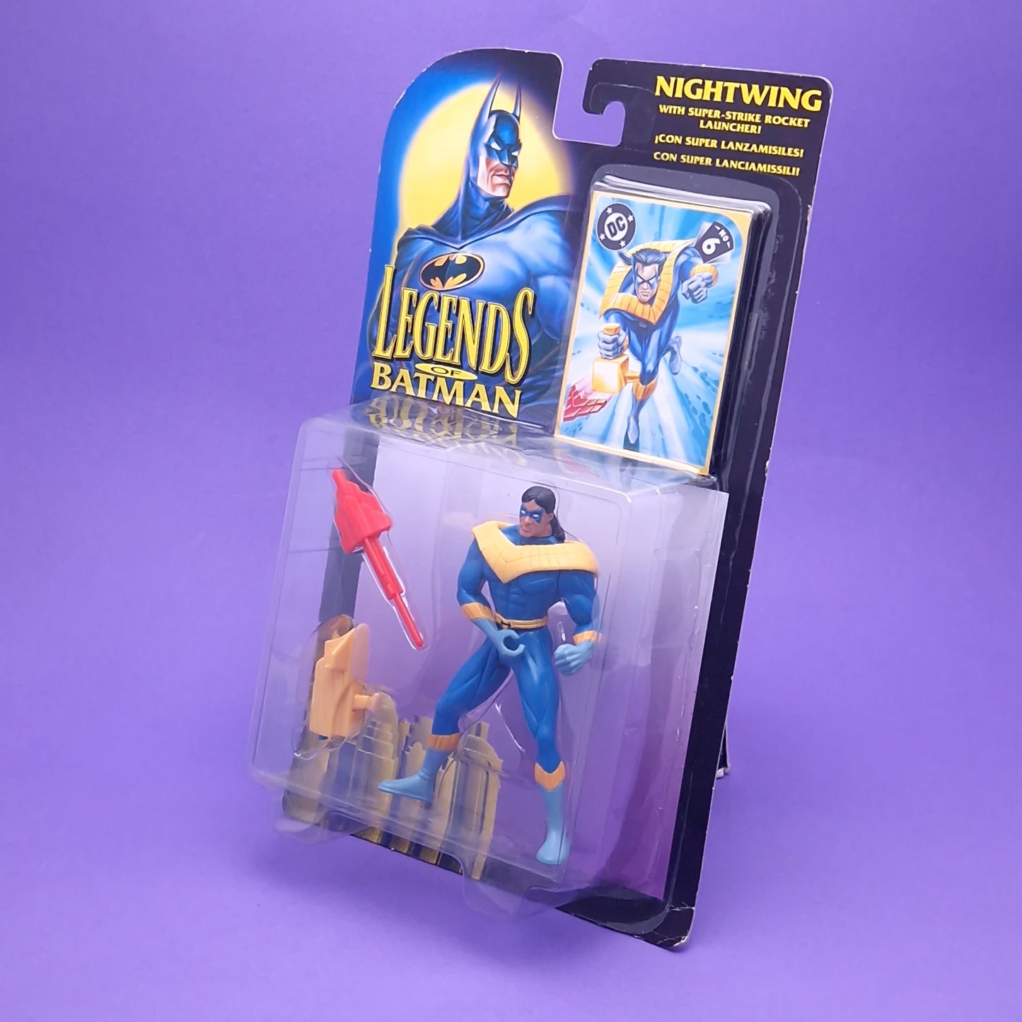 LEGENDS OF BATMAN NIGHTWING Vintage Figure ☆ MOC Original Sealed Carded Kenner