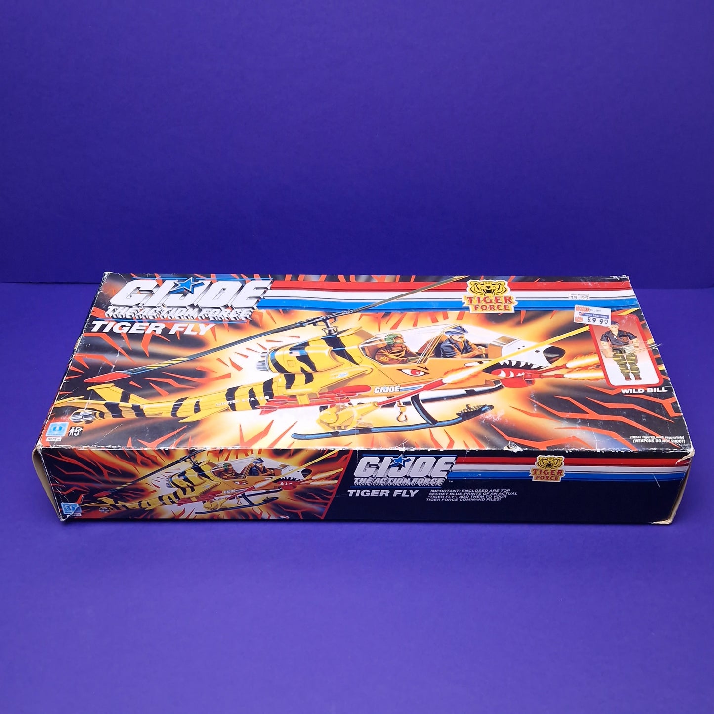 G.I.JOE ☆ TIGER FLY Vehicle WILD BILL / RECONDO Figure ☆ Boxed ACTION FORCE Hasbro 1988
