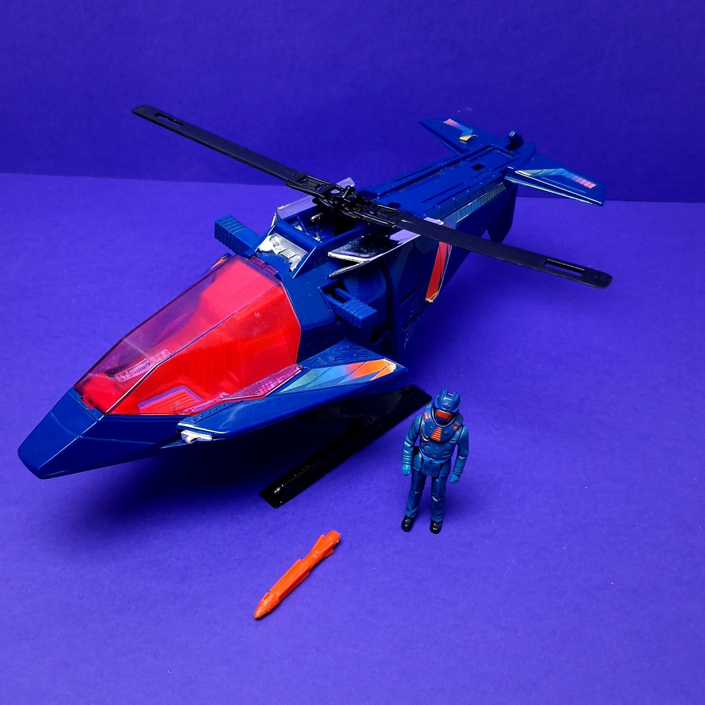 M.A.S.K ☆ SWITCHBLADE Miles Mayhem ☆ BOXED INNER TRAY COMPLETE Vintage MASK Kenner 80s Euro Box