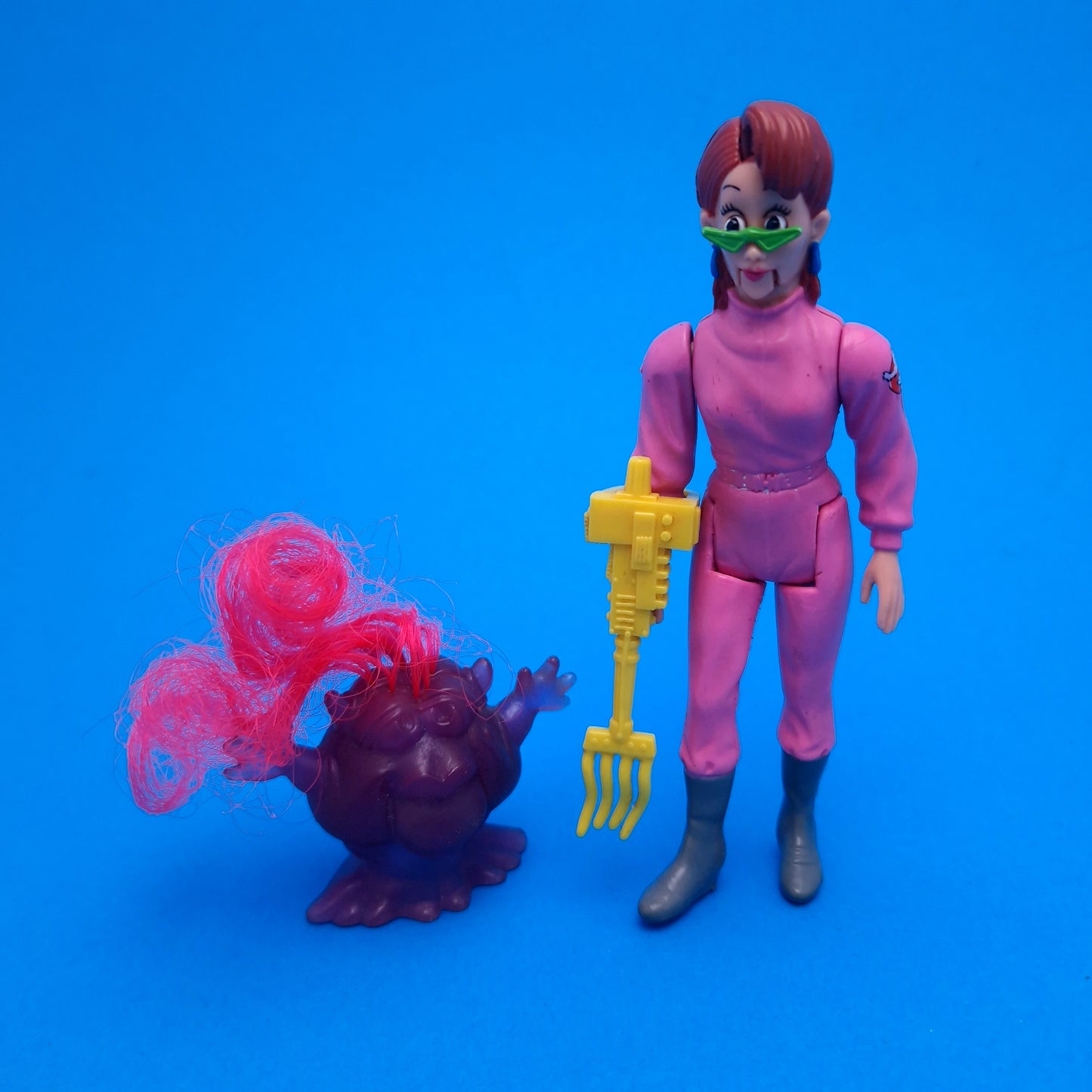 GHOSTBUSTERS ☆ JANINE MELNITZ FRIGHT FEATURES Vintage Figure ☆ Loose 80s Kenner