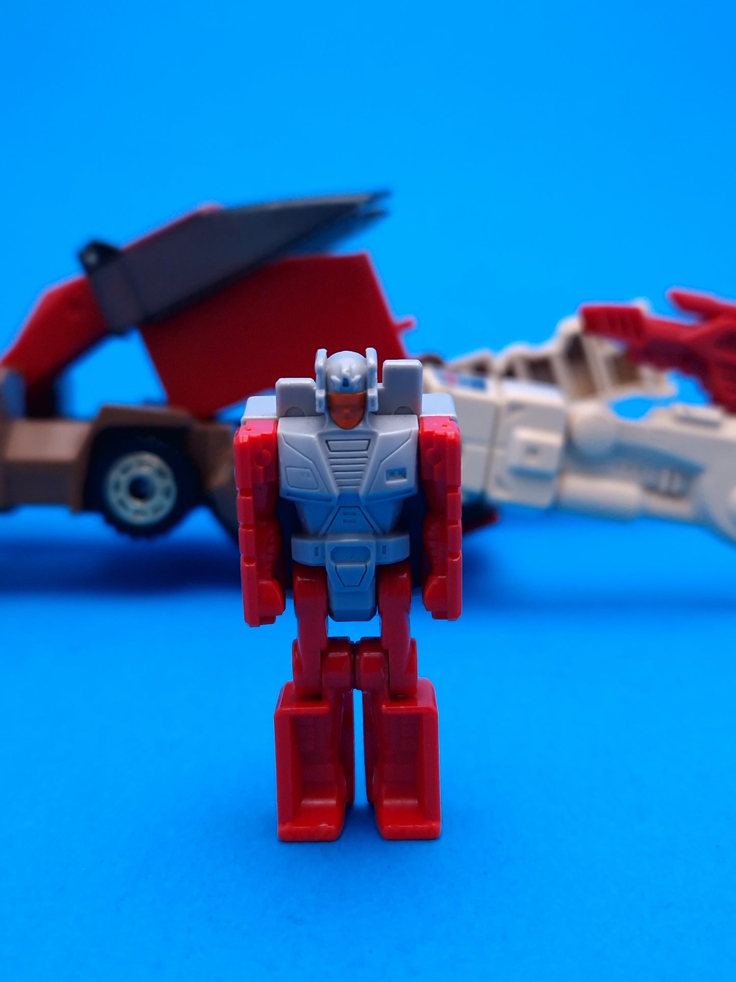 TRANSFORMERS G1 ☆ HEADMASTER CHROMEDOME & STYLOR Figure ☆ Robot Vintage Original 1987
