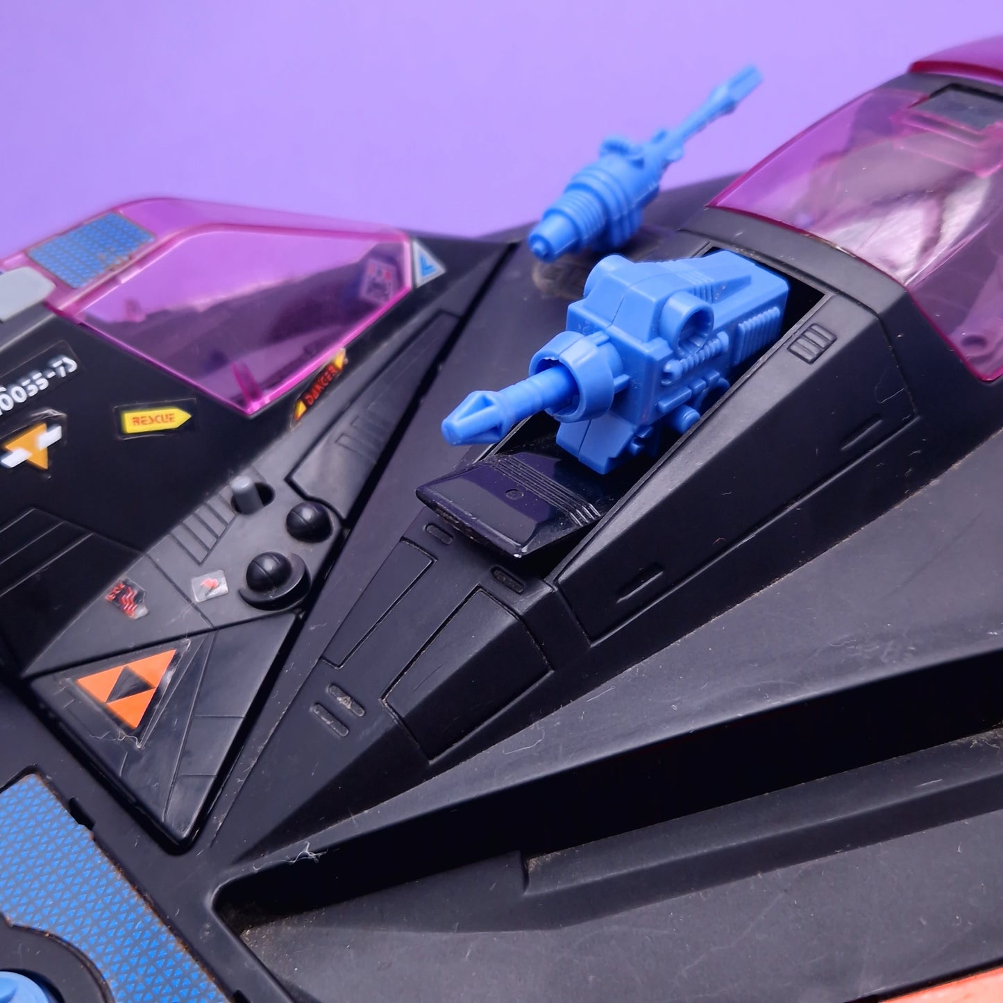 STARCOM ☆ SHADOW BAT & PARASITES With Major Klag Figure Vehicle ☆ 80's Loose Vintage Coleco Mattel