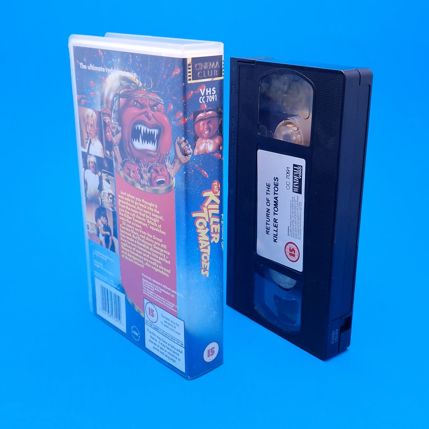 VHS Video ☆ Return of the Killer Tomatoes UK Tape Cassette ☆ 1985 15