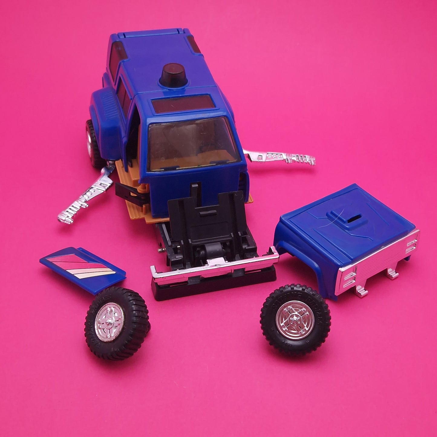 M.A.S.K ☆ LASER COMMAND MATT TRAKKER & MILES MAYHEM Vintage Figure Vehicle ☆ Working MASK Kenner 80s