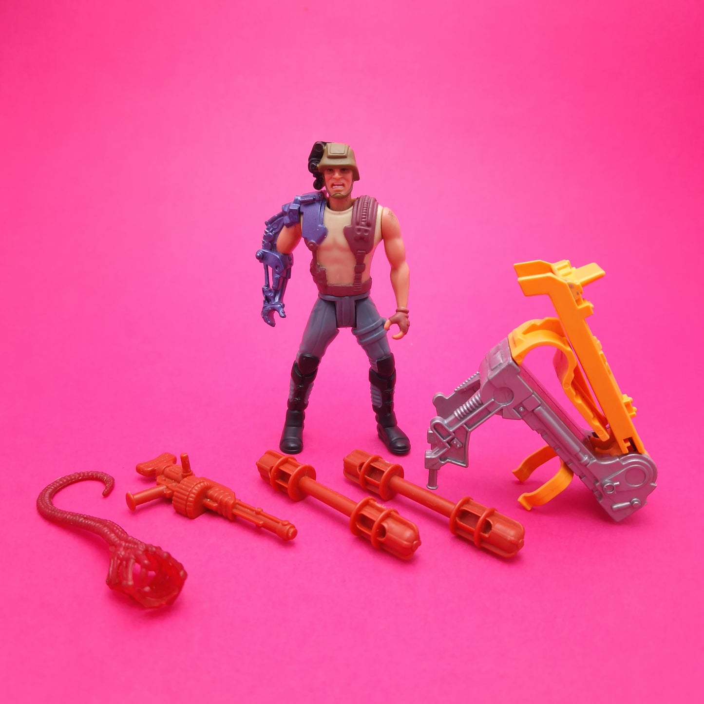 ALIENS ☆ Space Marine HUDSON Vintage Action Figure ☆ Loose 90s Kenner EURO