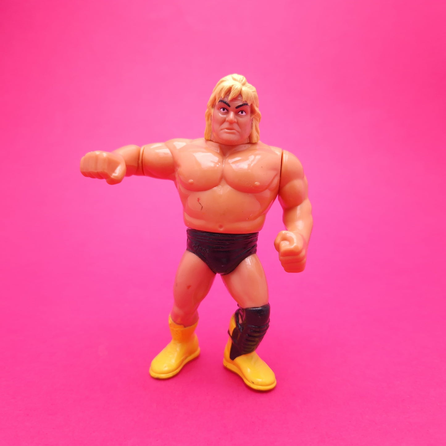 WWF HASBRO ☆ GREG THE HAMMER VALENTINE Vintage Wrestling Figure ☆ Original 90s Series 1