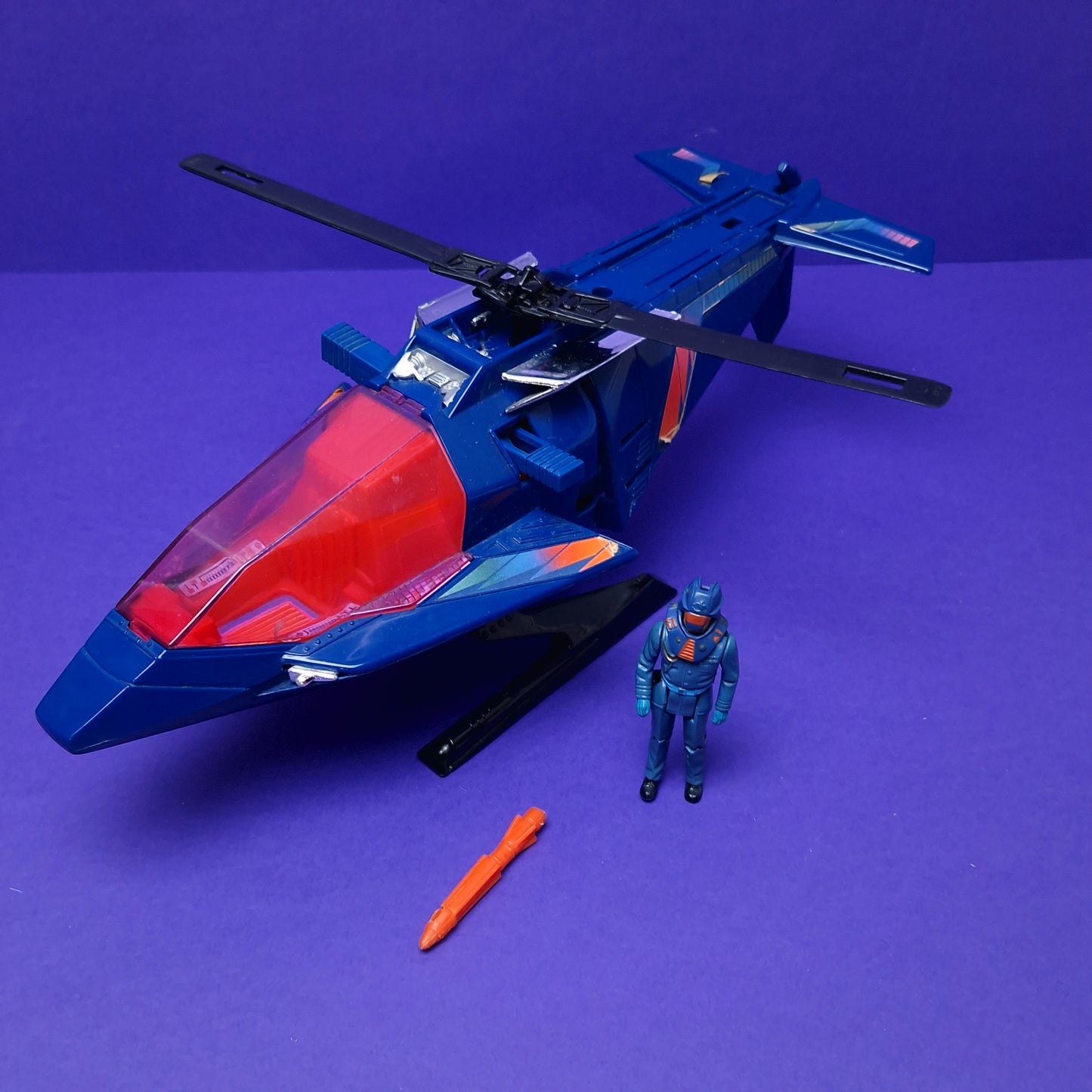 M.A.S.K ☆ SWITCHBLADE Miles Mayhem ☆ BOXED INNER TRAY COMPLETE Vintage MASK Kenner 80s Euro Box