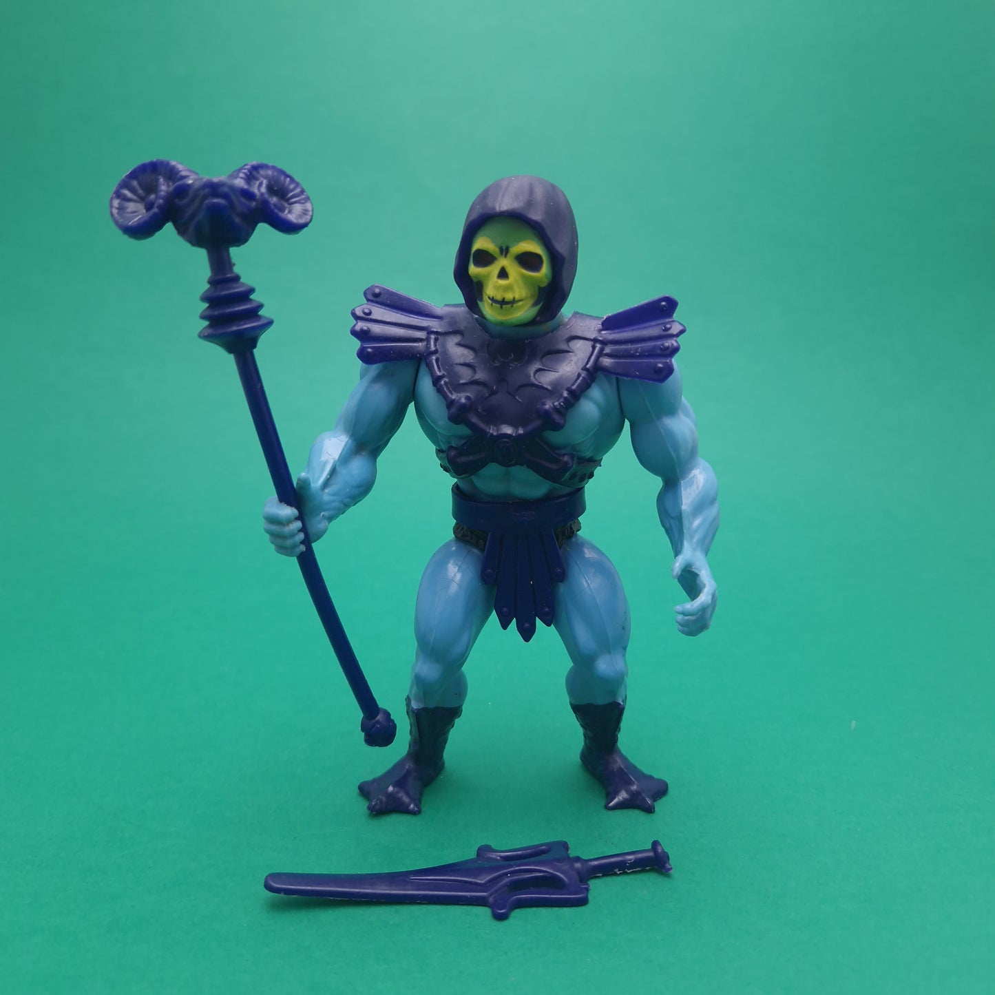 MASTERS OF THE UNIVERSE ☆ SKELETOR Complete Taiwan Vintage Figure ☆ MOTU Loose 80s Mattel