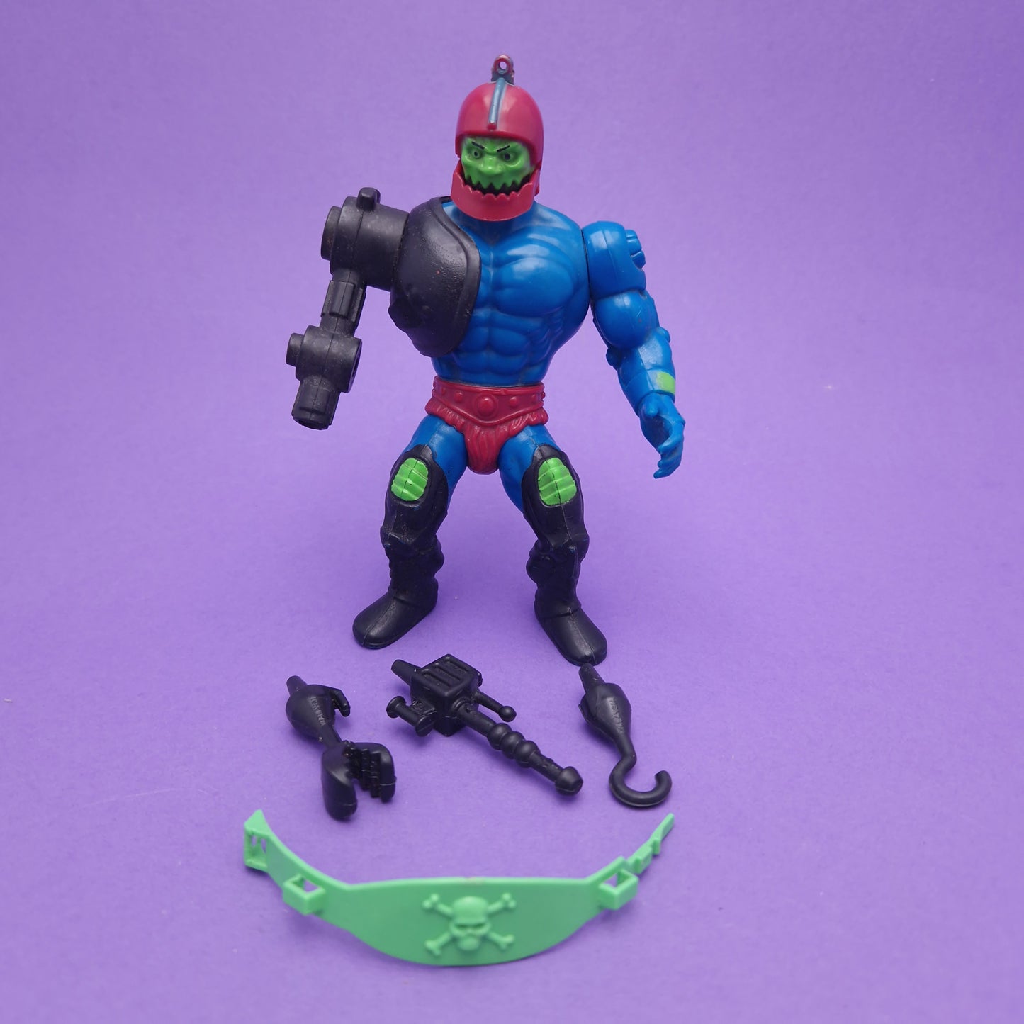 MASTERS OF THE UNIVERSE ☆ TRAP JAW Vintage Figure Complete ☆ MOTU Loose 80s Mattel