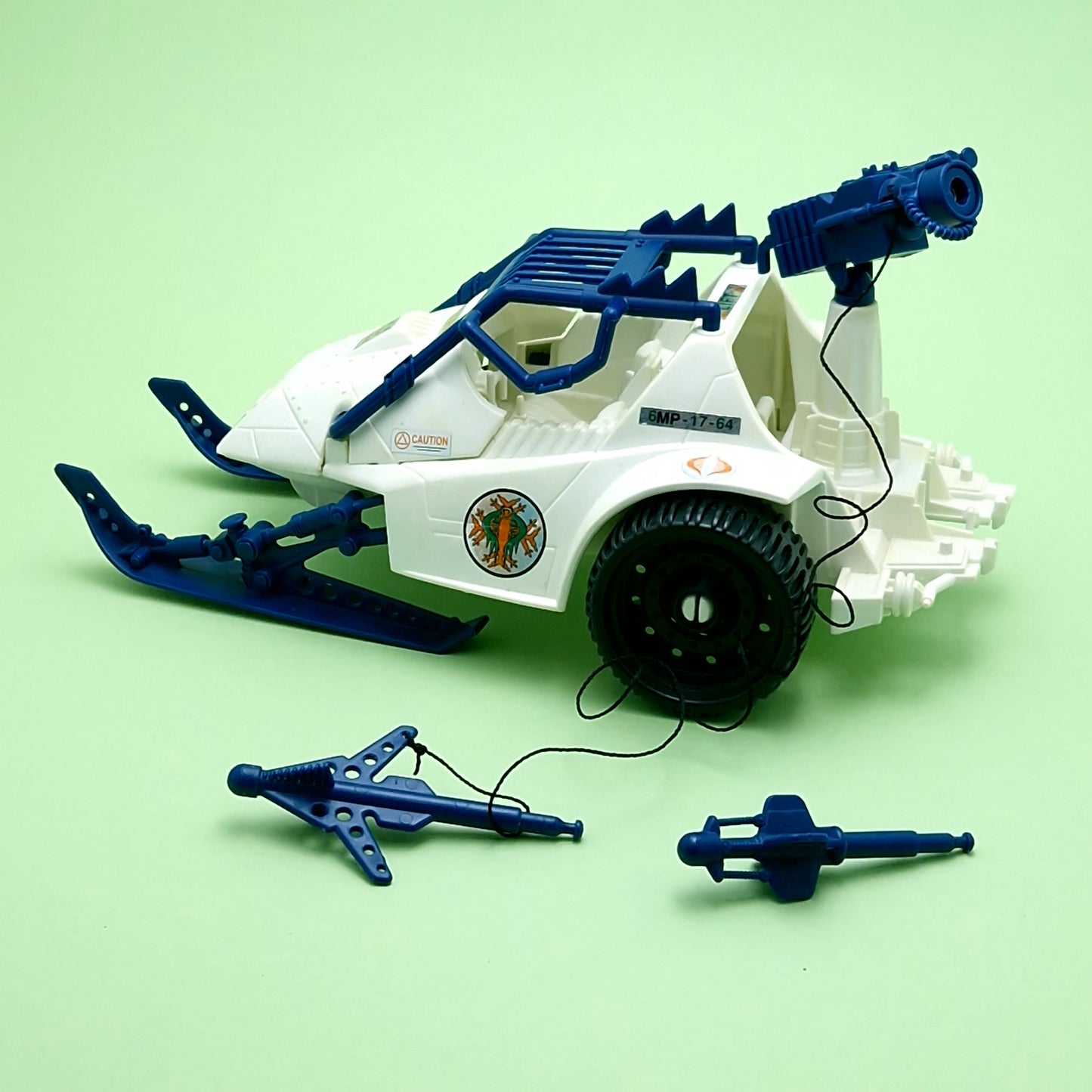 G.I JOE ☆ COBRA ICE SNAKE ARAH VEHICLE For Figure ☆ Action Force Vintage Hasbro